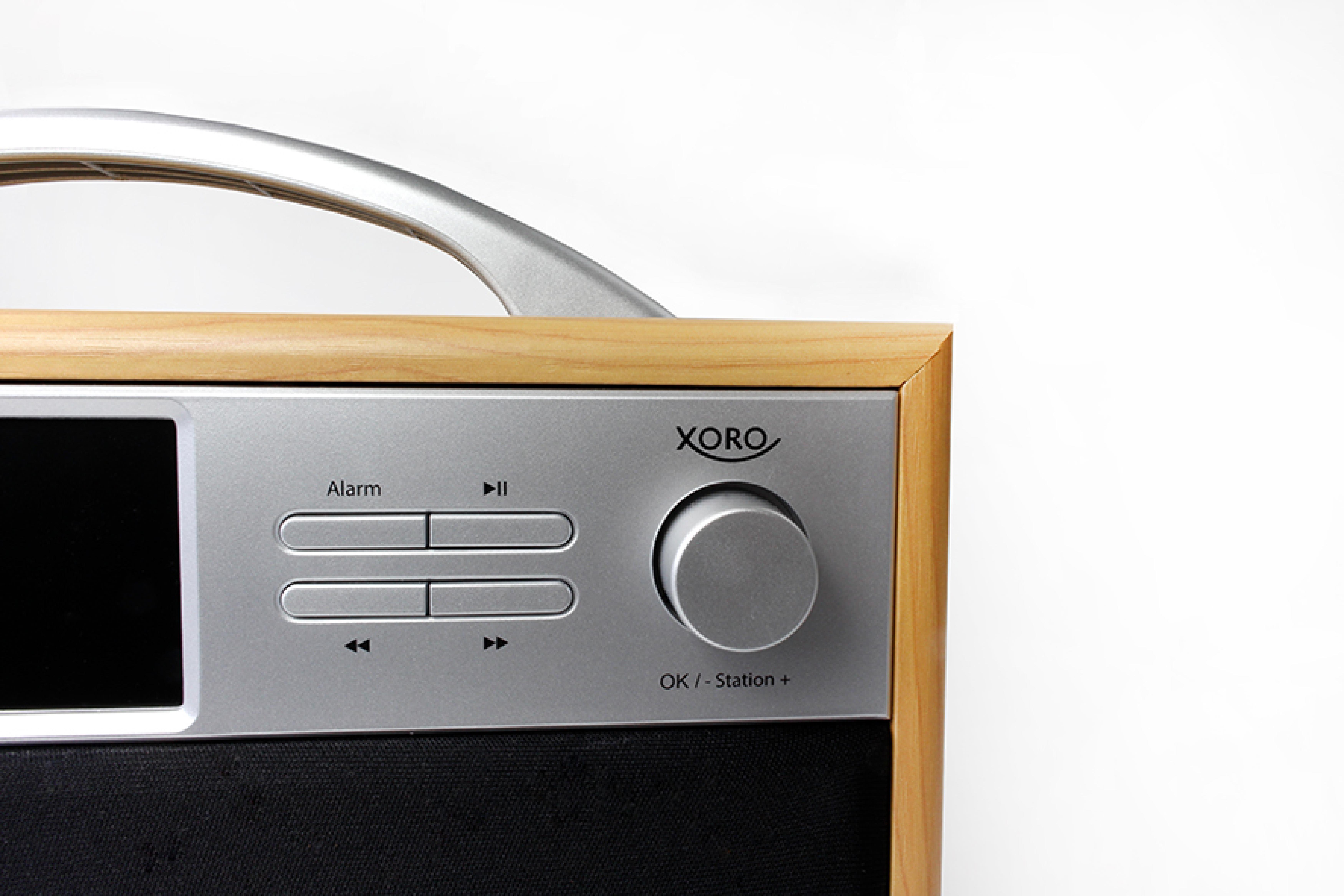 Xoro Internetradio DAB 250 IR DAB+ BT WLAN Spotify Holzopt.