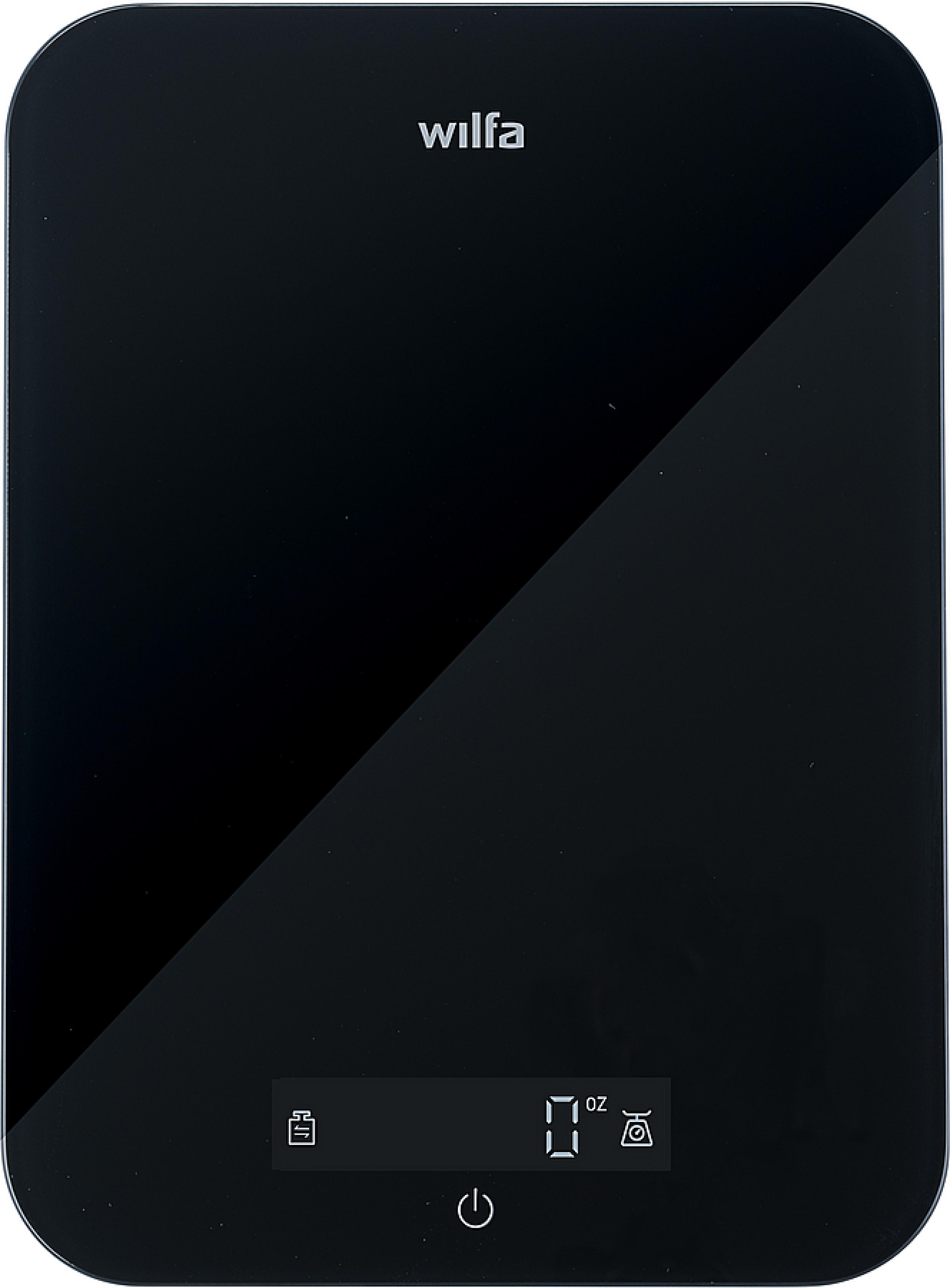 WILFA Küchenwaage MAX, bis 10 Kg, KS2B-10, schwarz