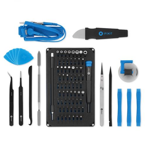 IFIXIT Pro Tech Toolkit, Präzisions Bit Set mit 64 Bits, 4mm Driver