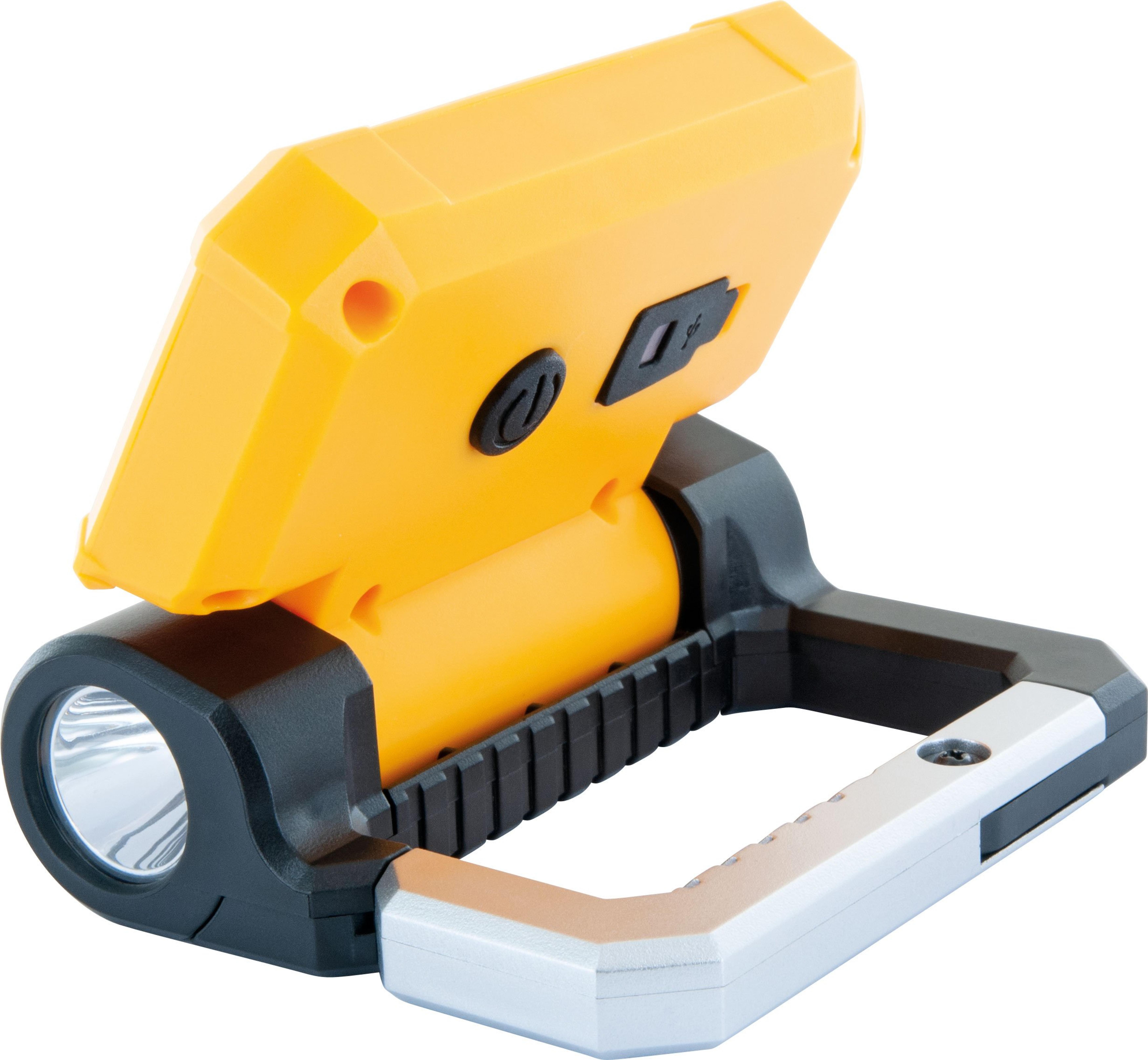 Schwaiger 2 in 1 LED Arbeitsleuchte 300 Lumen Schwarz/Gelb