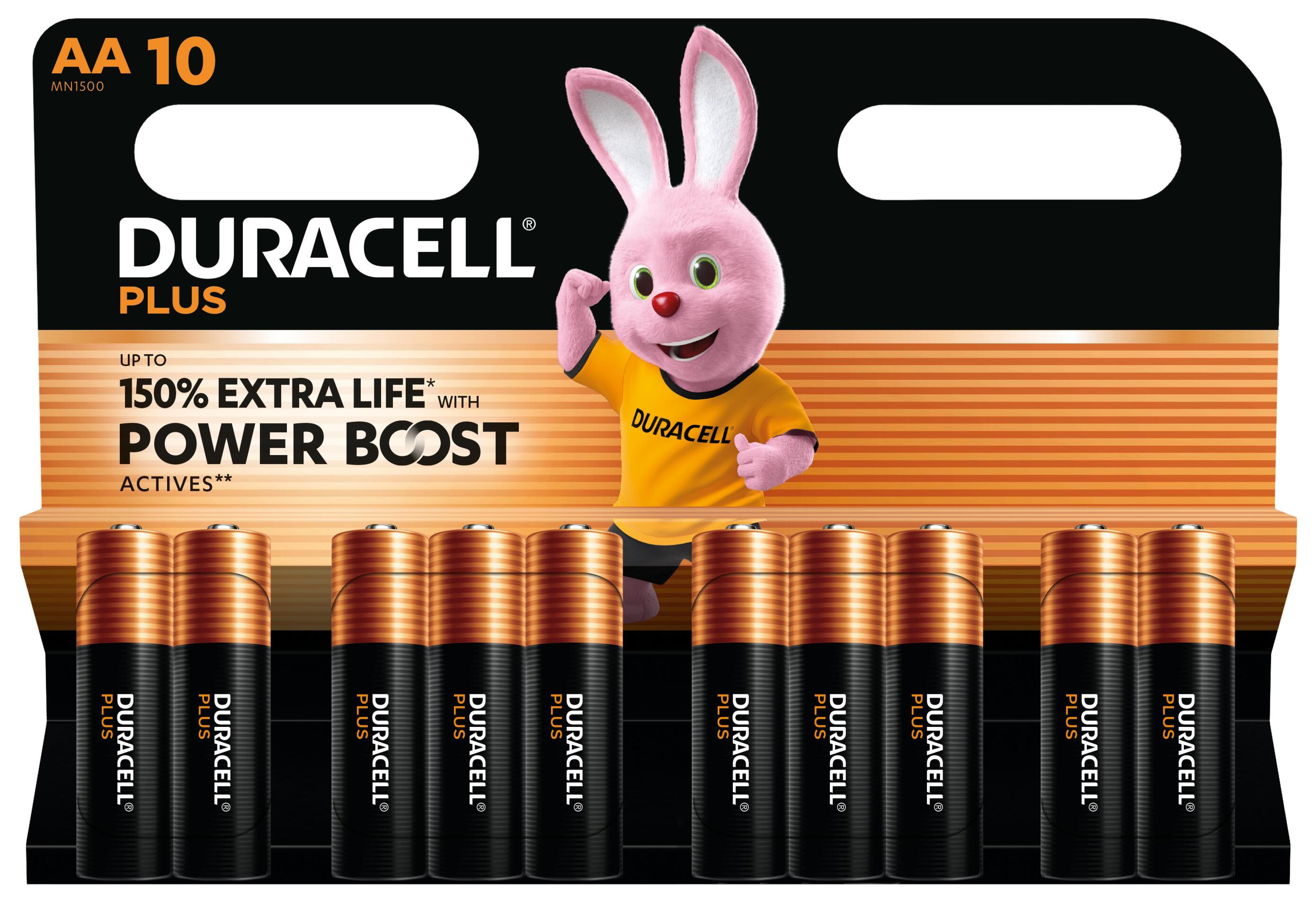 Duracell Batterie Plus - AA (MN1500/LR6) BOOST K10 10St.