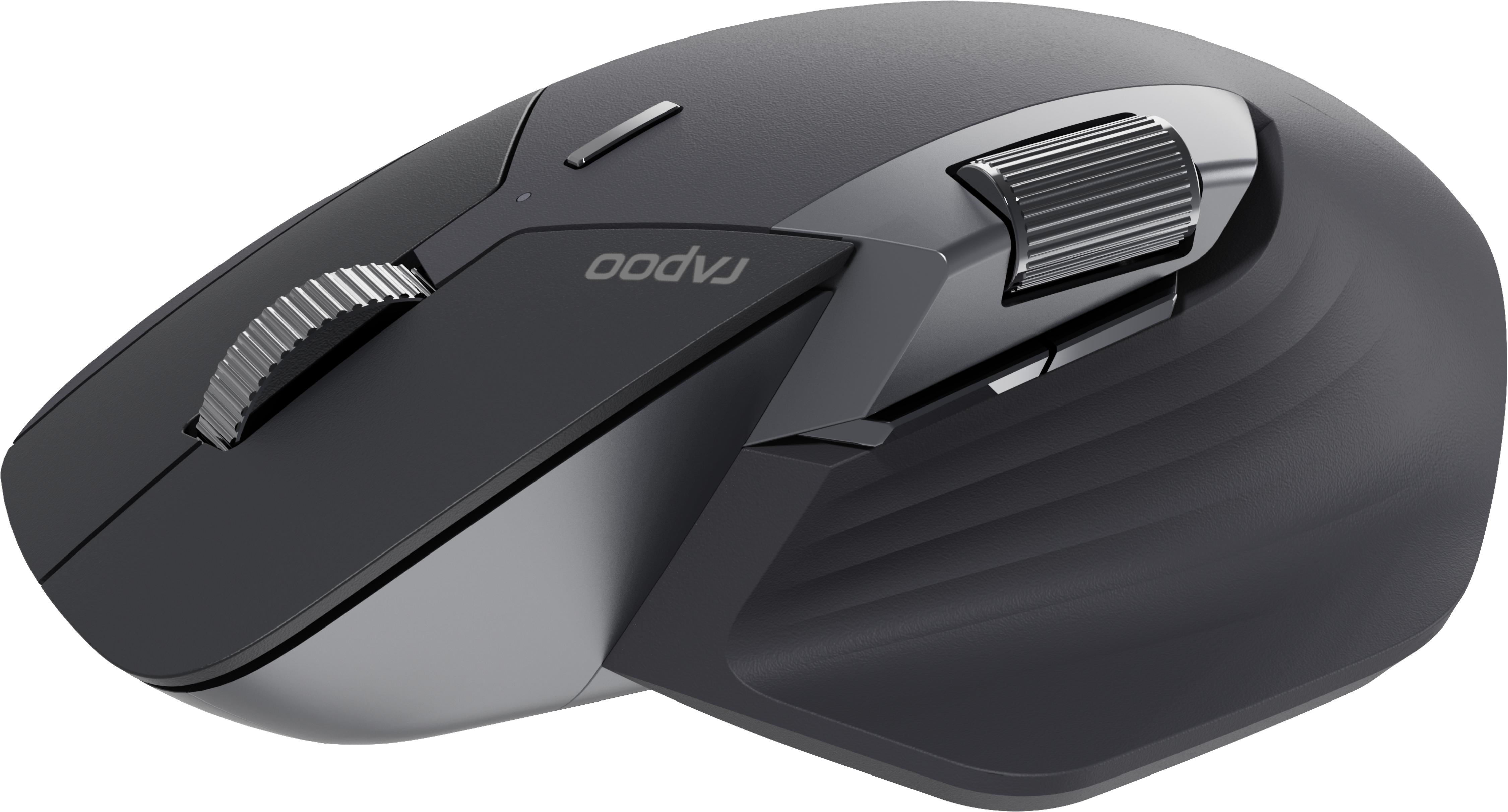 RAPOO MT760L - rechargeable Mouse Wireless, Bluetooth Light Black