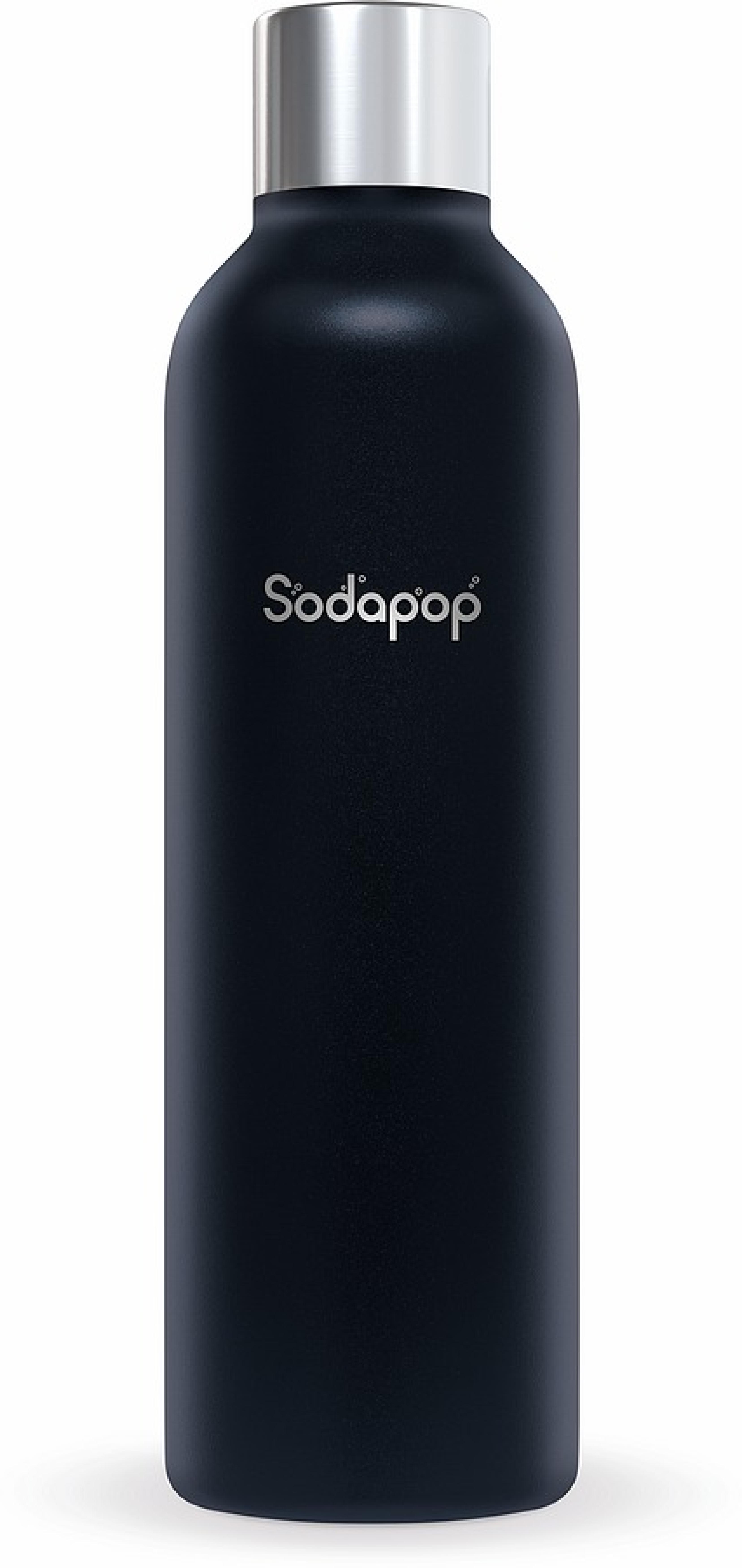 SODAPOP Edelstahlflasche 750ml schwarz für Logan und Cooper Pro