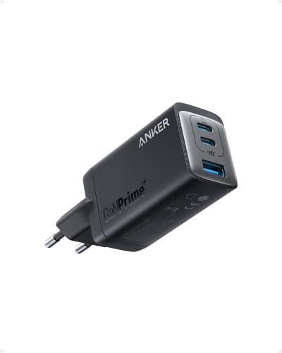 ANKER 735 GaNPrime Wall Charger, 3 Ports, 65W, black