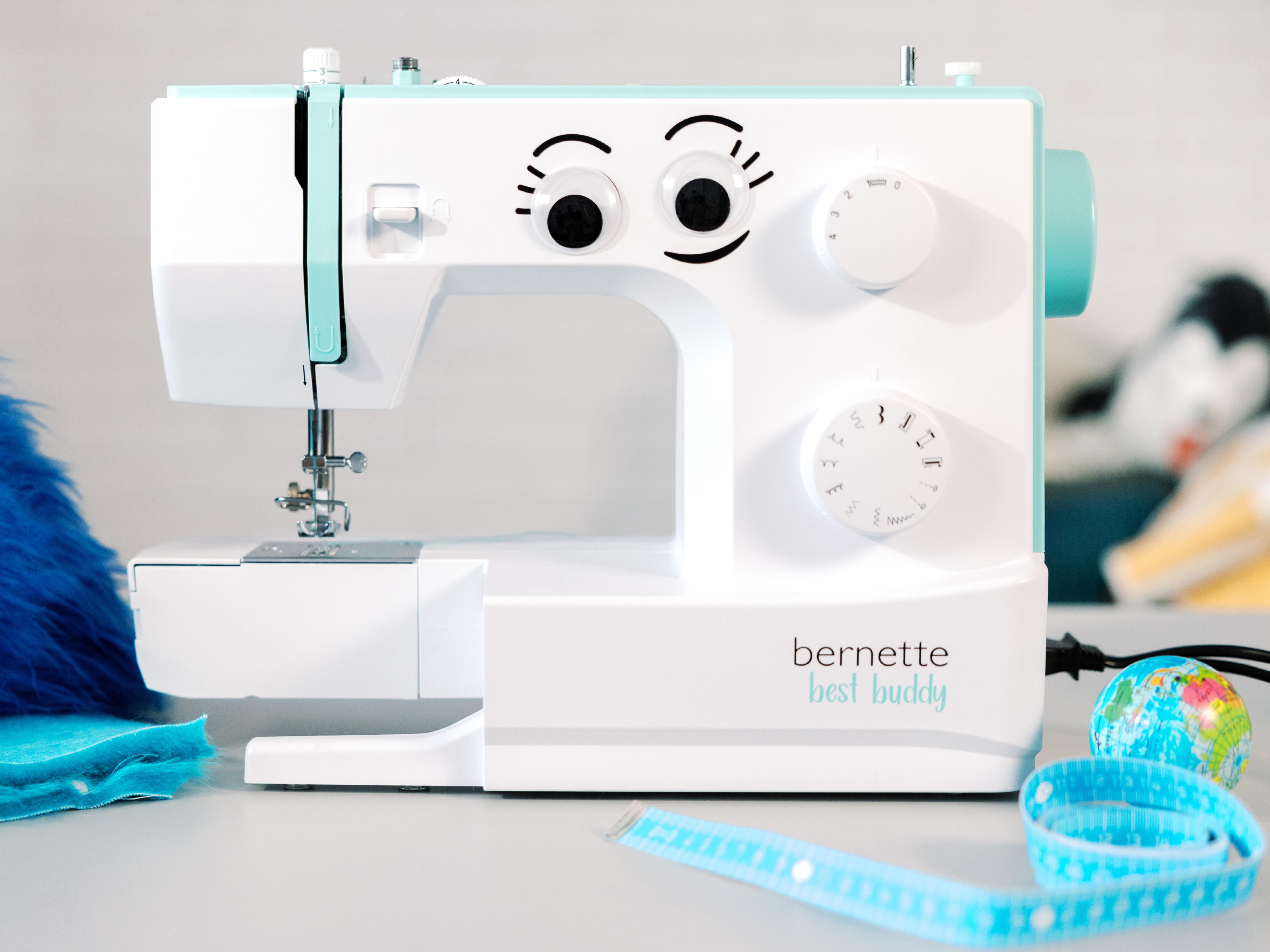 BERNETTE Freiarm Nähmaschine Sew&go Best Buddy - 13 Nähprogramme, Stichlänge, Stichbreite, Nähfuß einstellbar