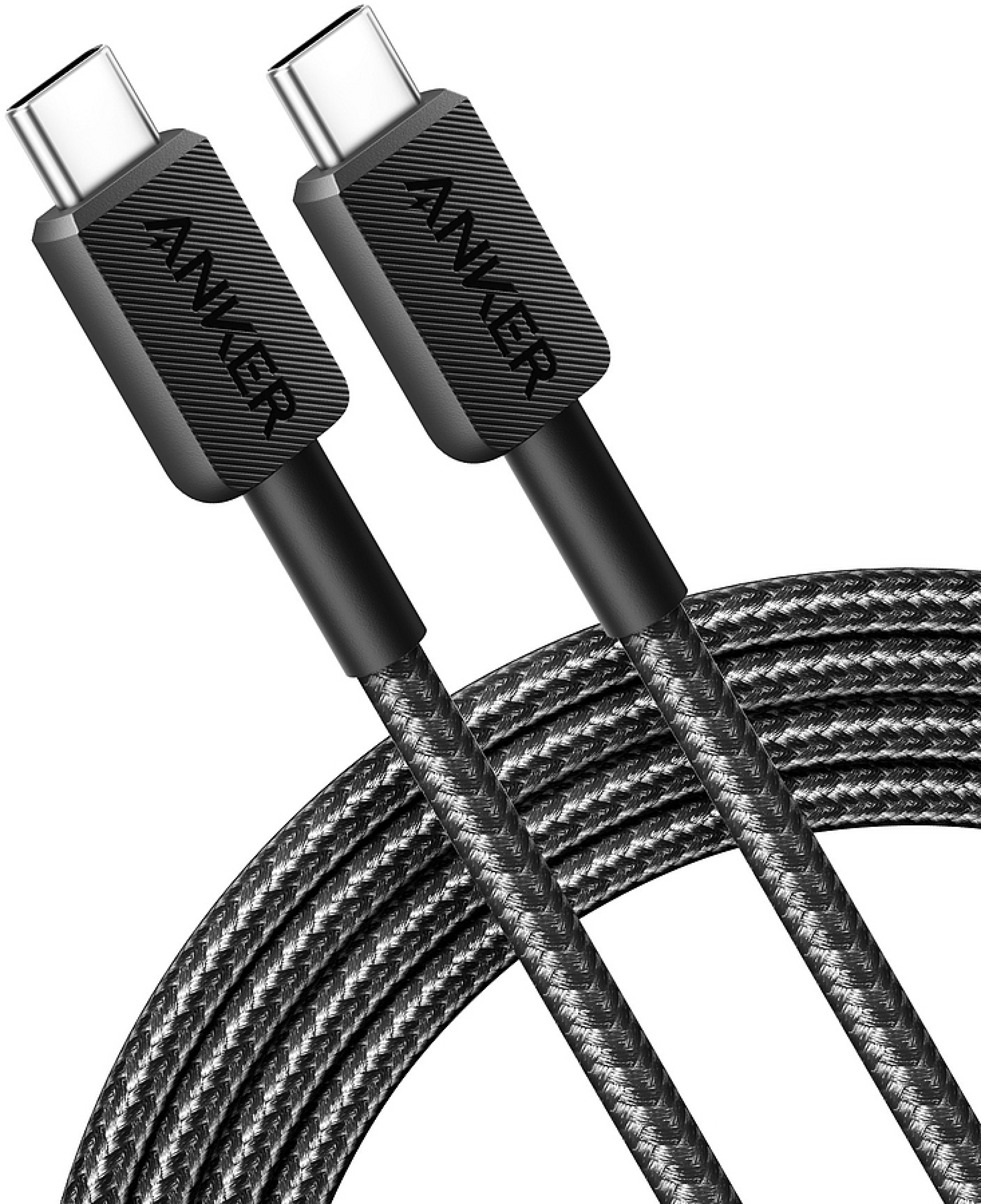 ANKER 322 USB-C to USB-C Cable, 1,8m, black