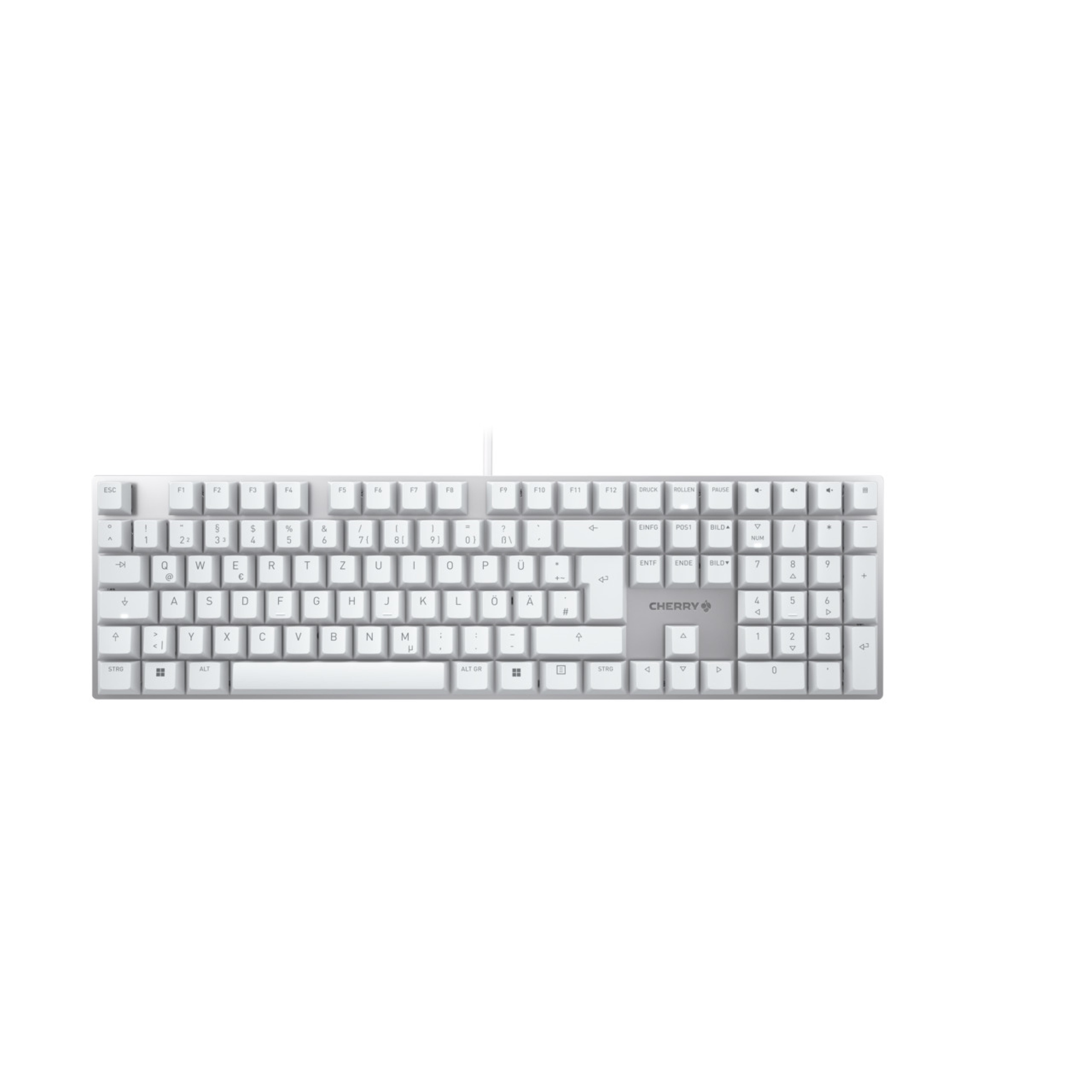 CHERRY KC200MX Tastatur Wired DE 1.60m MX rot ws/si