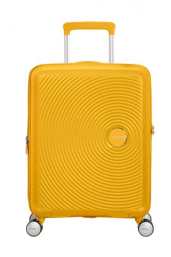 AMERICAN TOURISTER Soundbox Spinner 55/20 TSA Expandable Golden Yellow