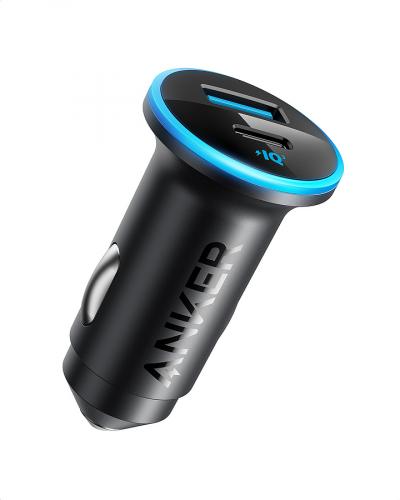 ANKER 323 Car Charger, 2 Ports, 52.5W, black