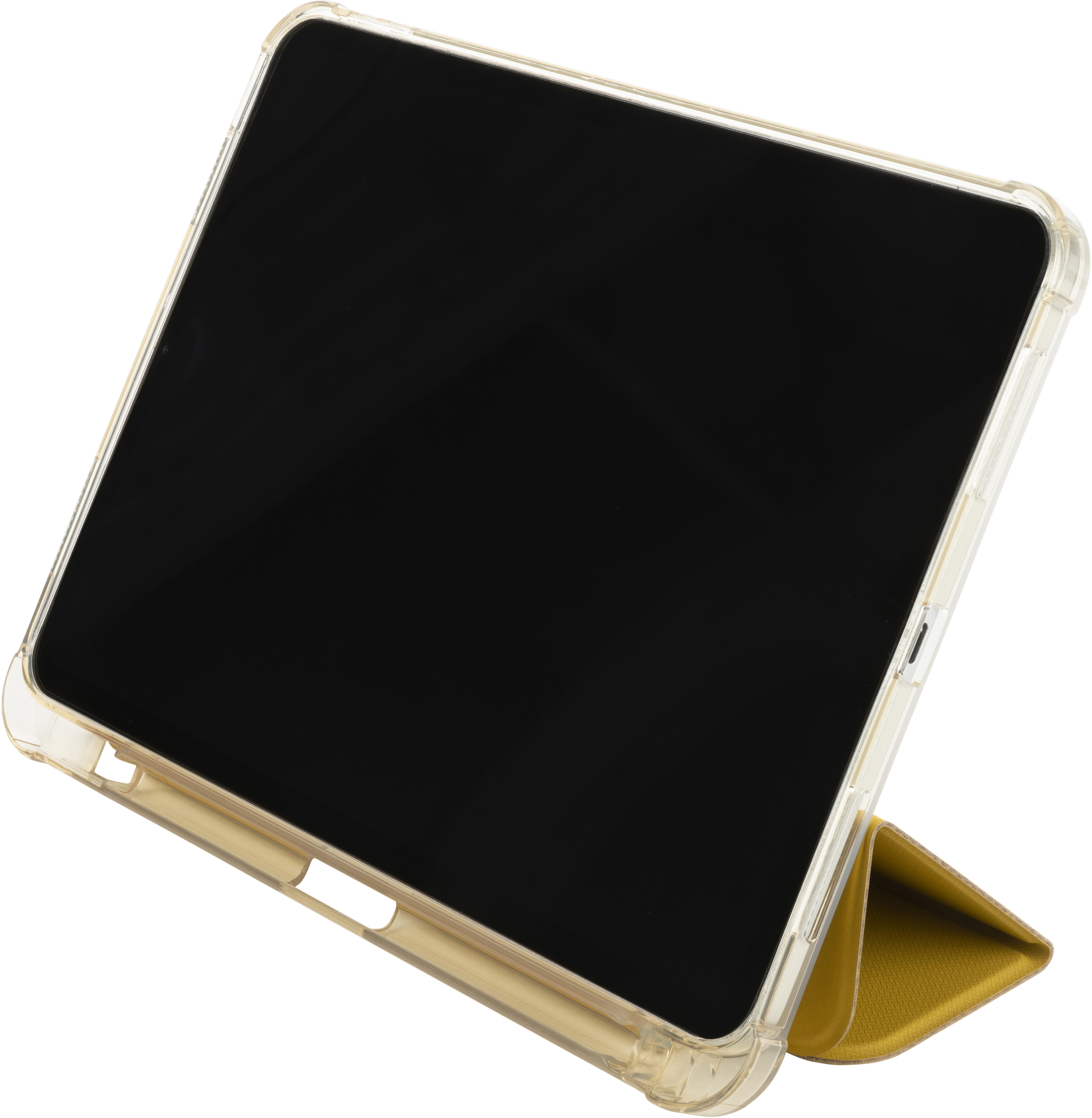 TUCANO SATIN Tablethülle mit Fallschutz Apple iPad 11" 11.Gen A16 / 10,9" 10.Gen Senfgelb