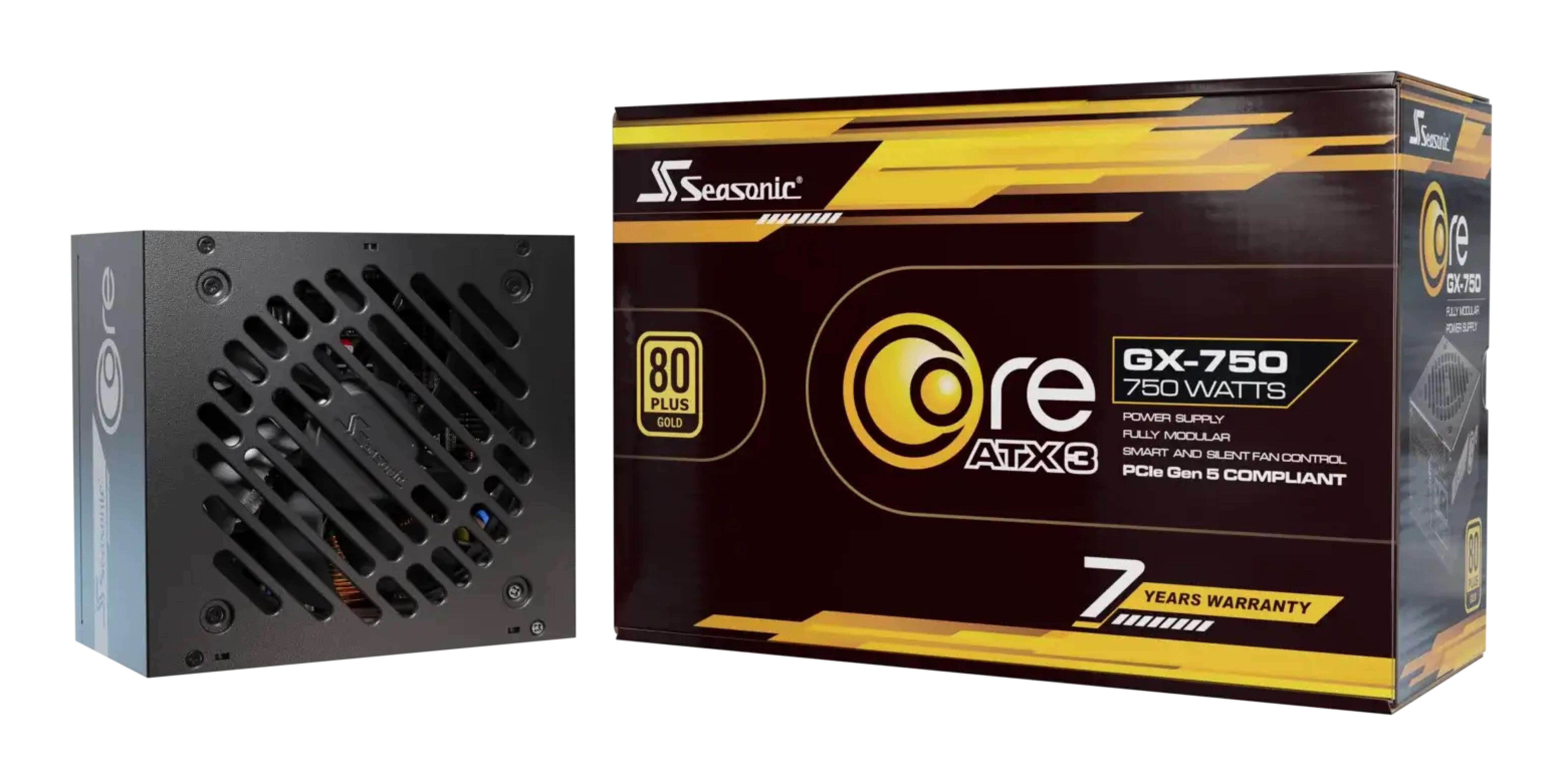 Seasonic Netzteil 750W Core GX-750 Modular ATX3.1 (80+Gold)