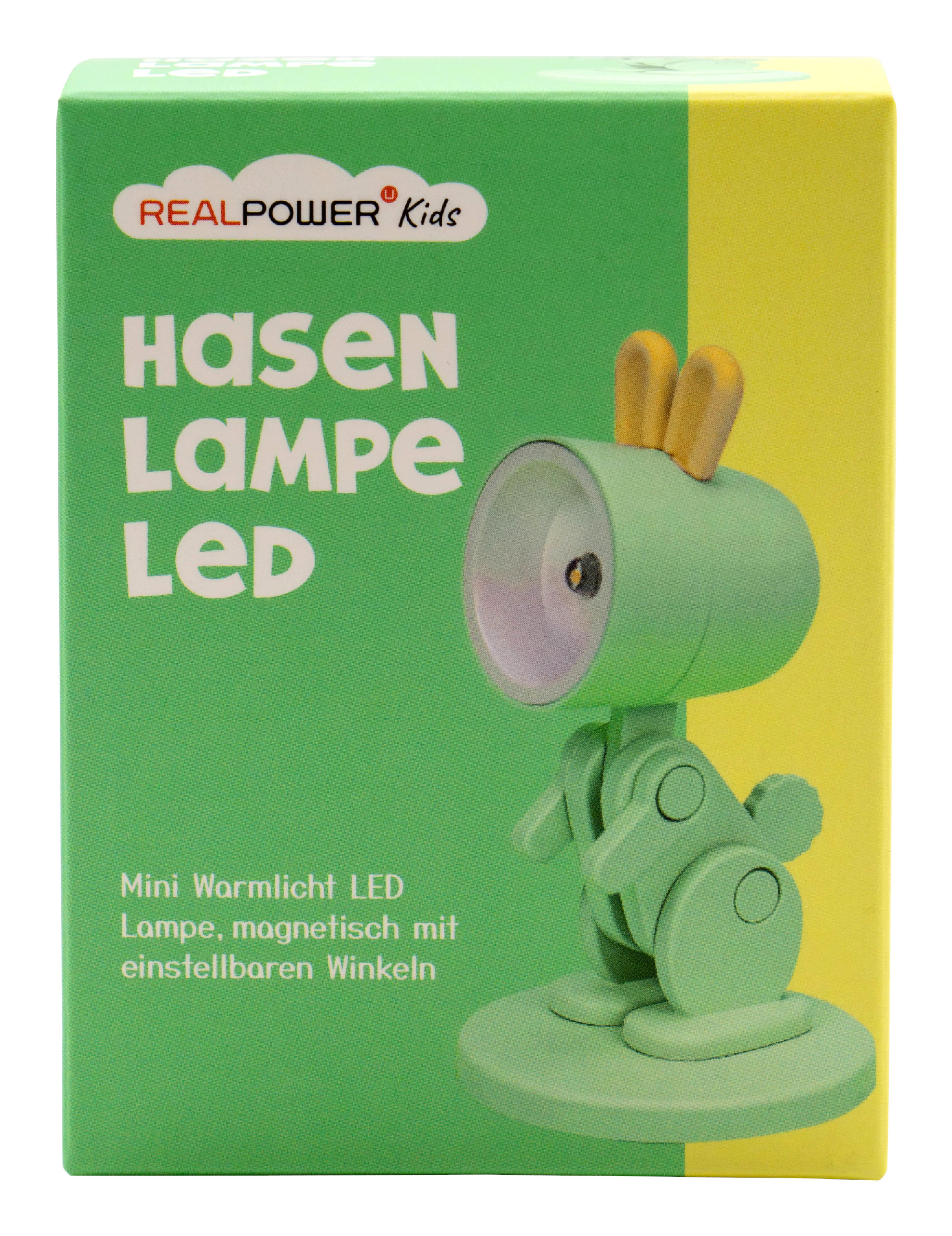 RealPower LED-Tier Taschenlampe Grenn rabbit mit Sockel