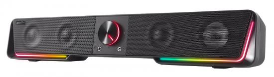 SPEEDLINK GRAVITY RGB Stereo Soundbar, black