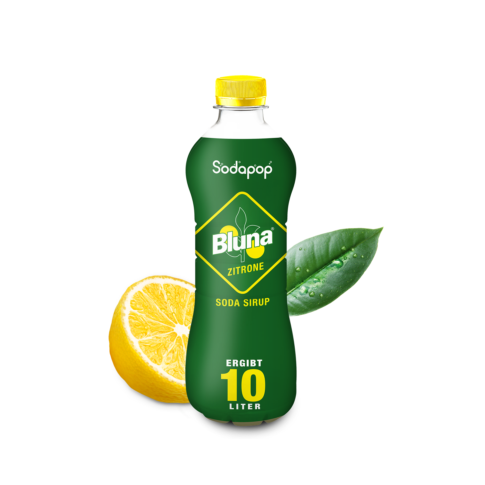 SODAPOP BLUNA Zitrone Sirup 500ml für 10 Liter