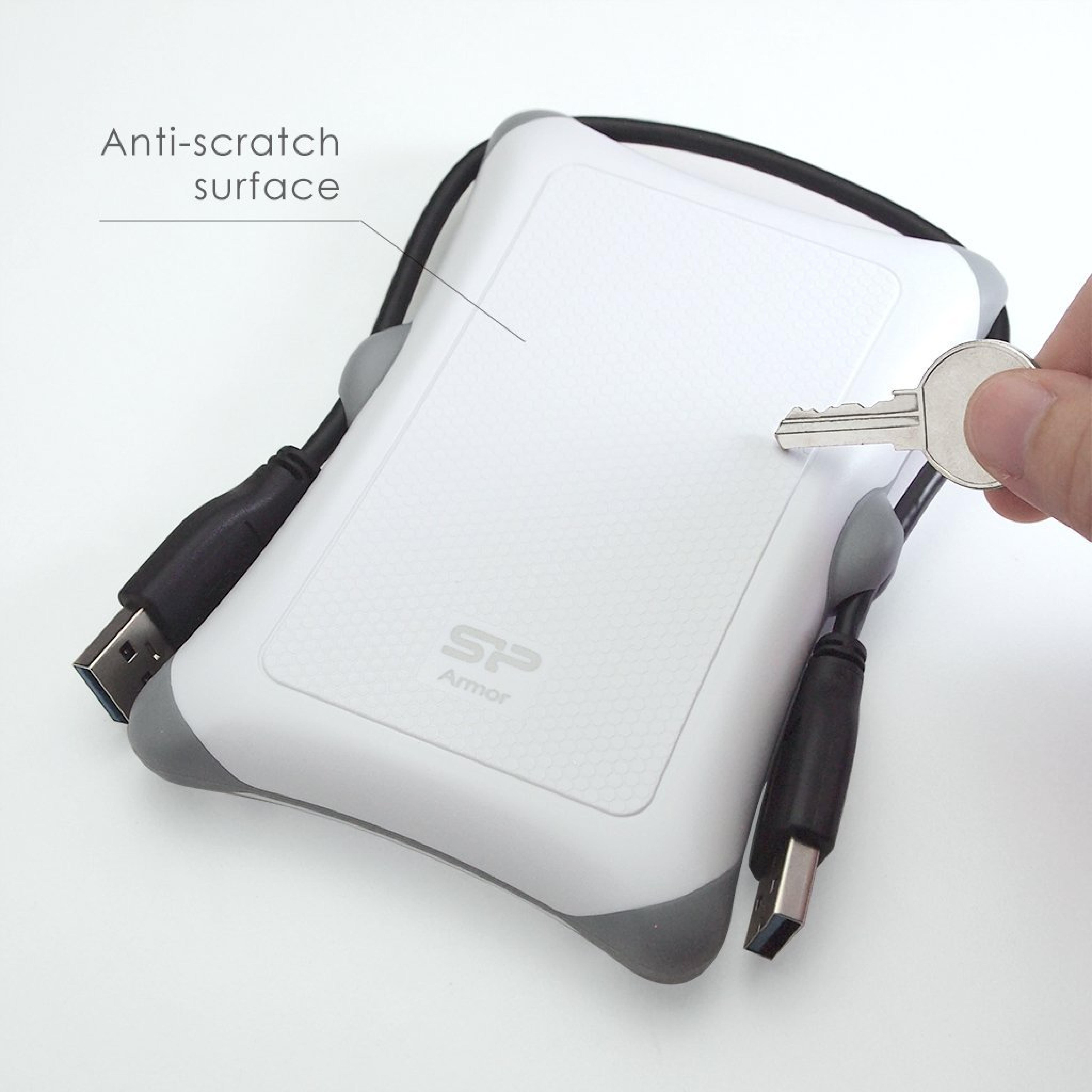 Silicon Power Festplatte 6.3cm 1TB USB3.0 A30Anti-shock Weiss extern r