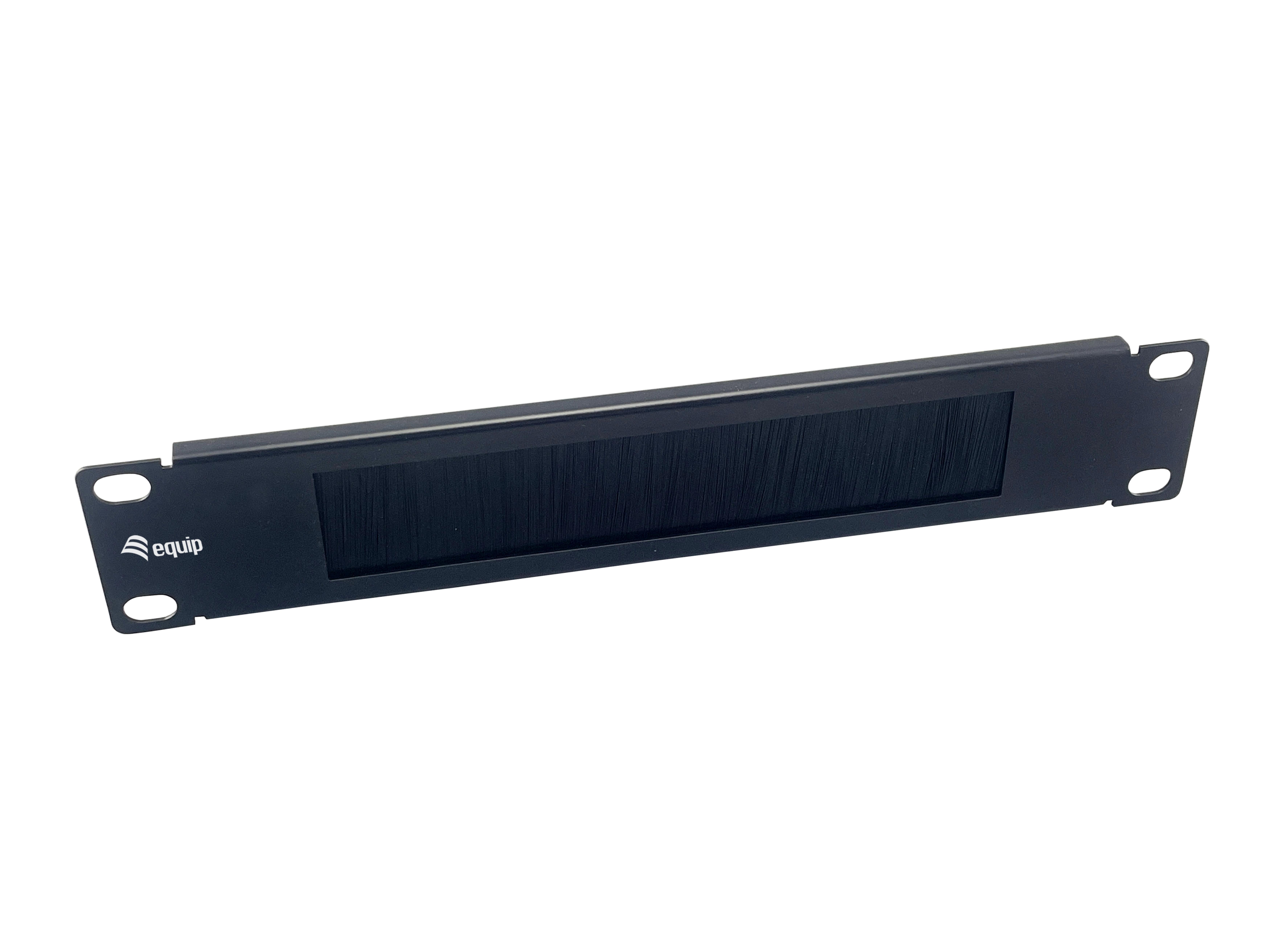 Equip 10" Buerstenblende 1U RAL9005