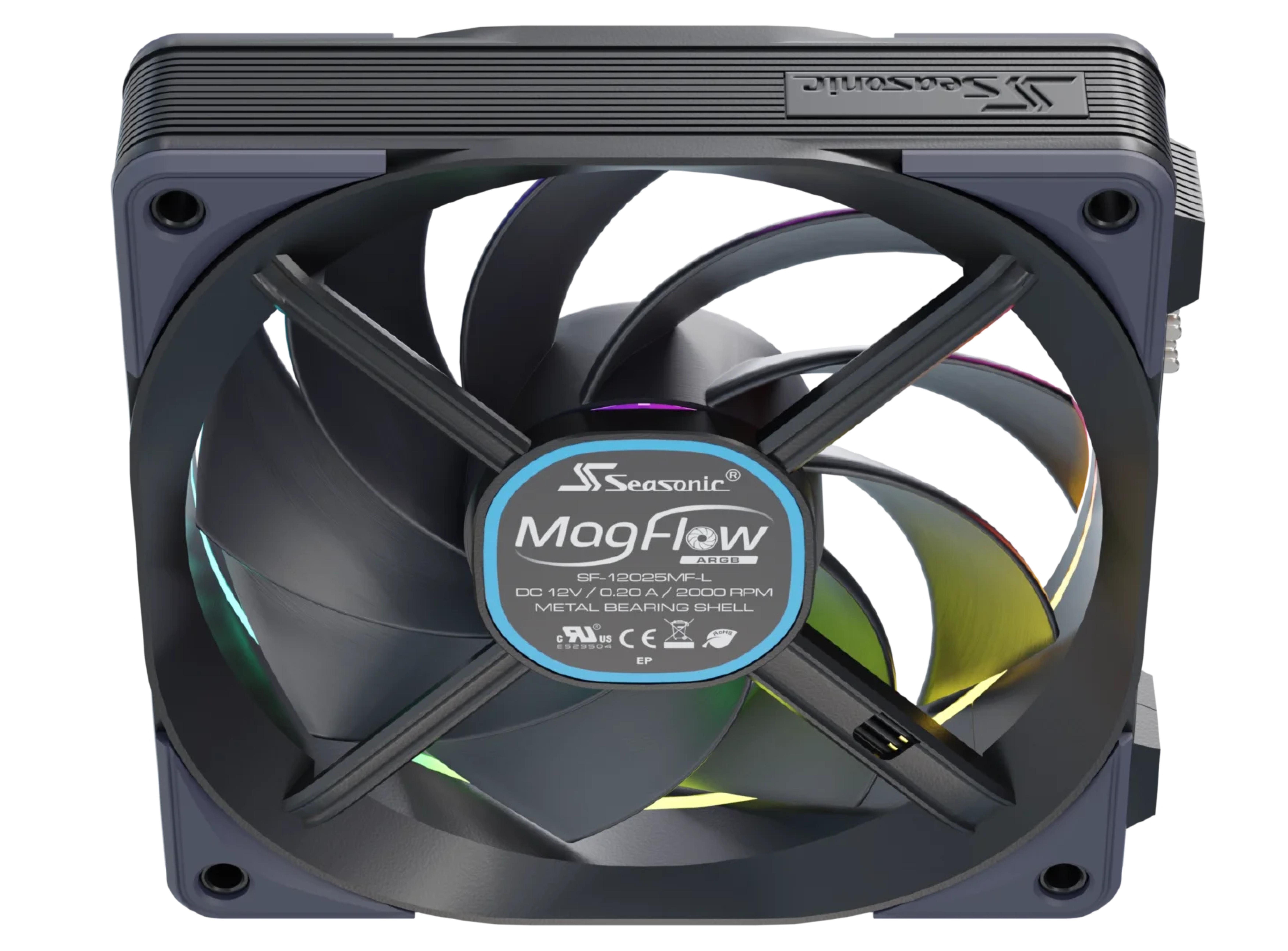 Seasonic Luefter MagFlow 1225PWM ARGB 120*120*120 1-Fan Kit