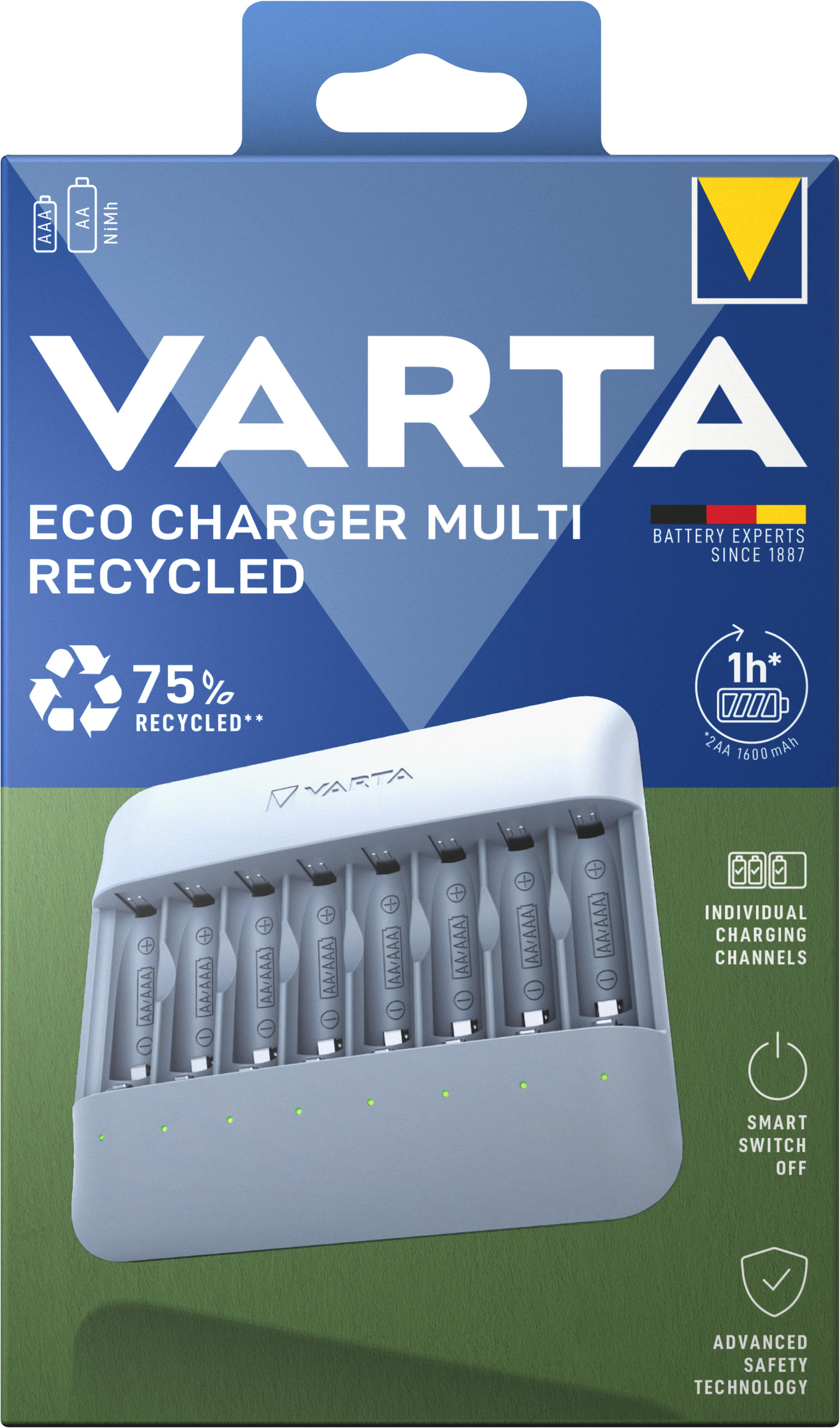 Varta Ladegeraet Eco Charger Multi Recycled