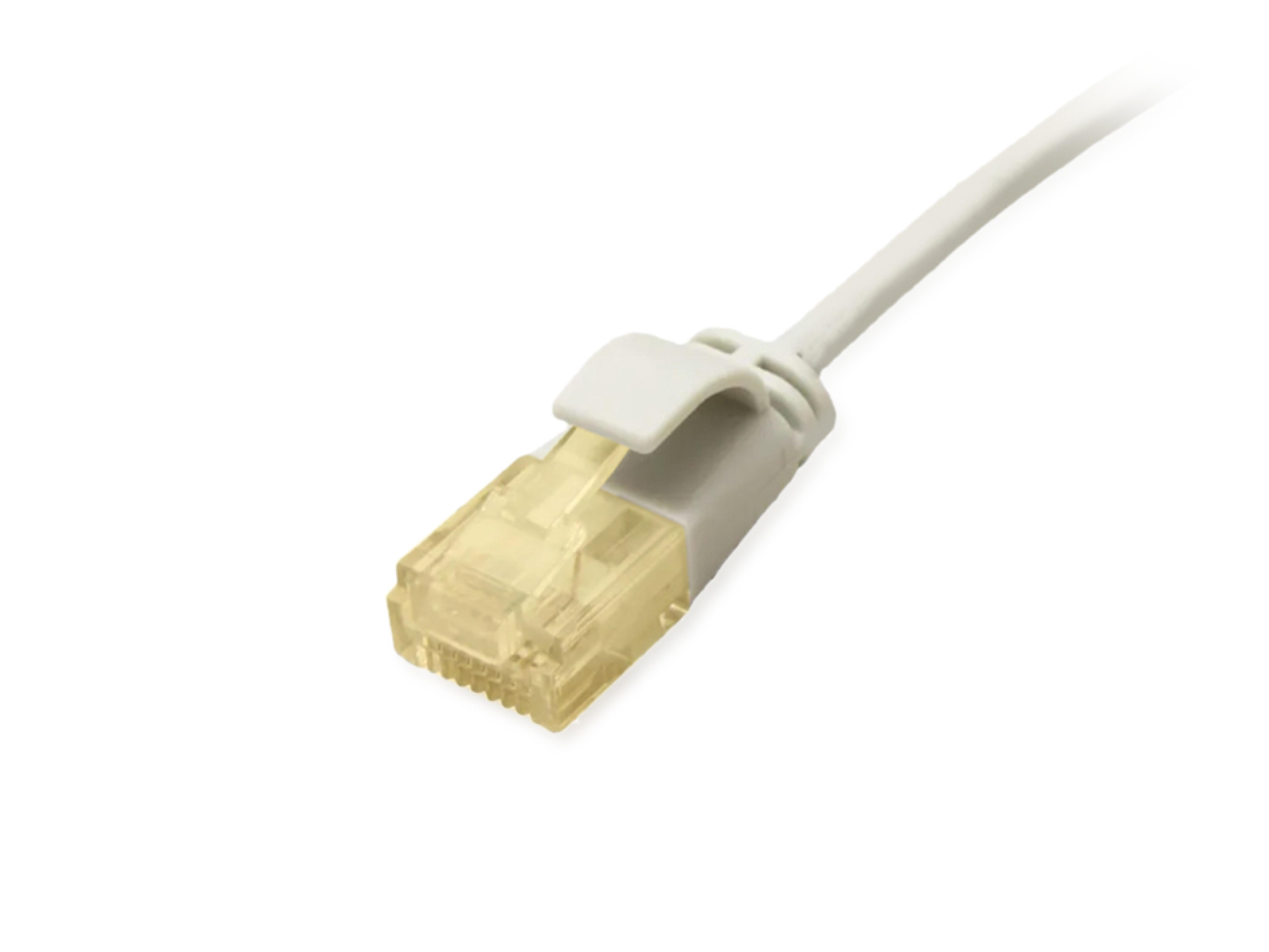 Equip Patchkabel Cat6A SlimFlex U/UTP 0.25m grau LSZH 2xRJ45 Polybeute