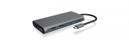 RAIDSONIC ICY BOX USB Type-C DockingStation mit drei Videoschnittstellen