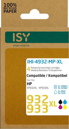 ISY Multipack 4 HP Nr. 932XL-933XL (BK-C-M-Y)