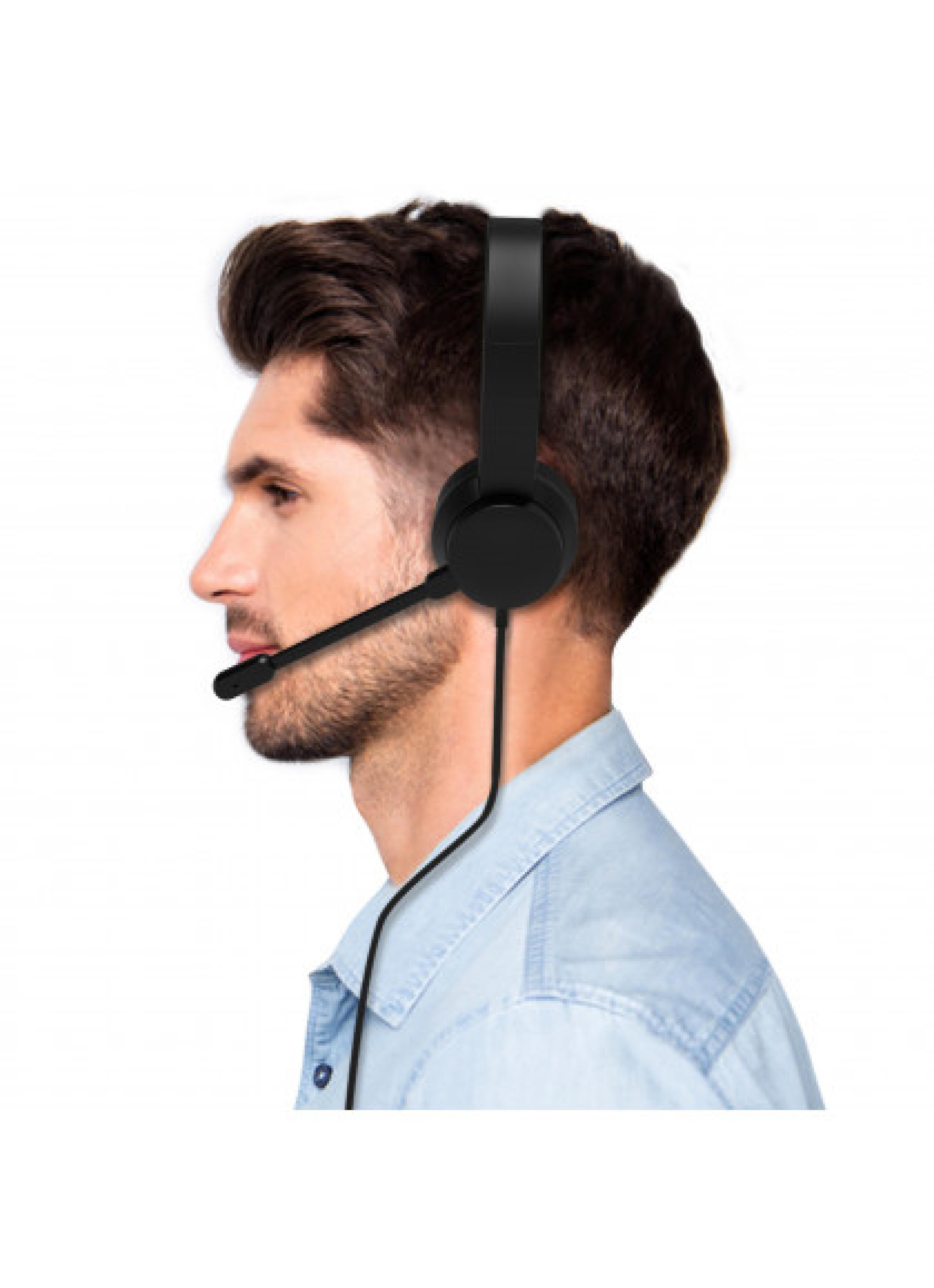 Port Headset USB Stereo mit Mikrofon Office