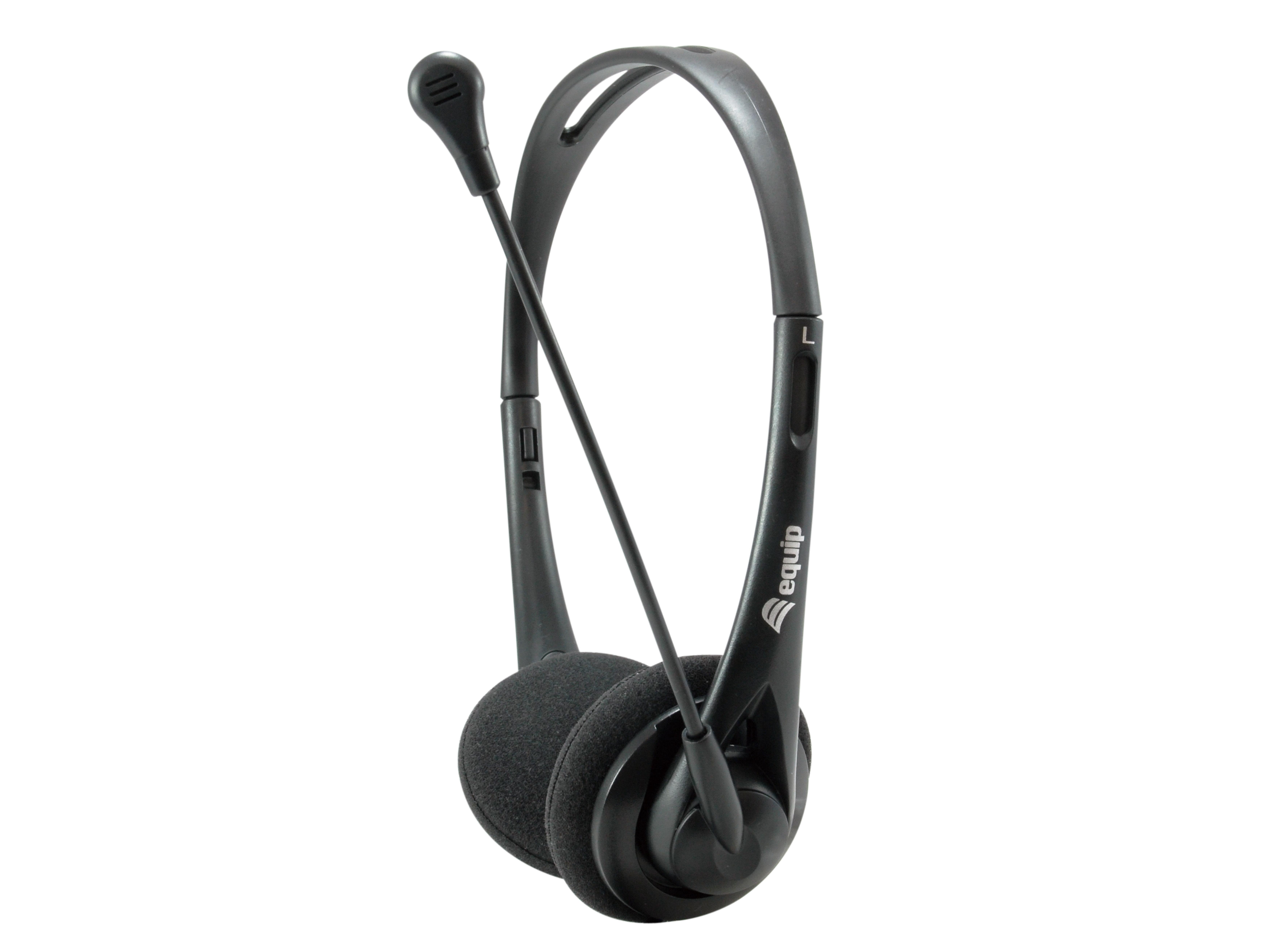Equip Stereo-Headset Wired mit Mikro 2x3,5mm 1.80m schwarz
