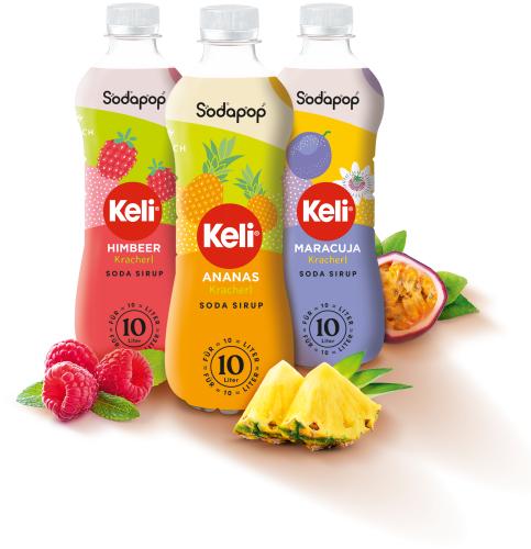 SODAPOP KELI Sirup 3er Set (je 1 Flasche)