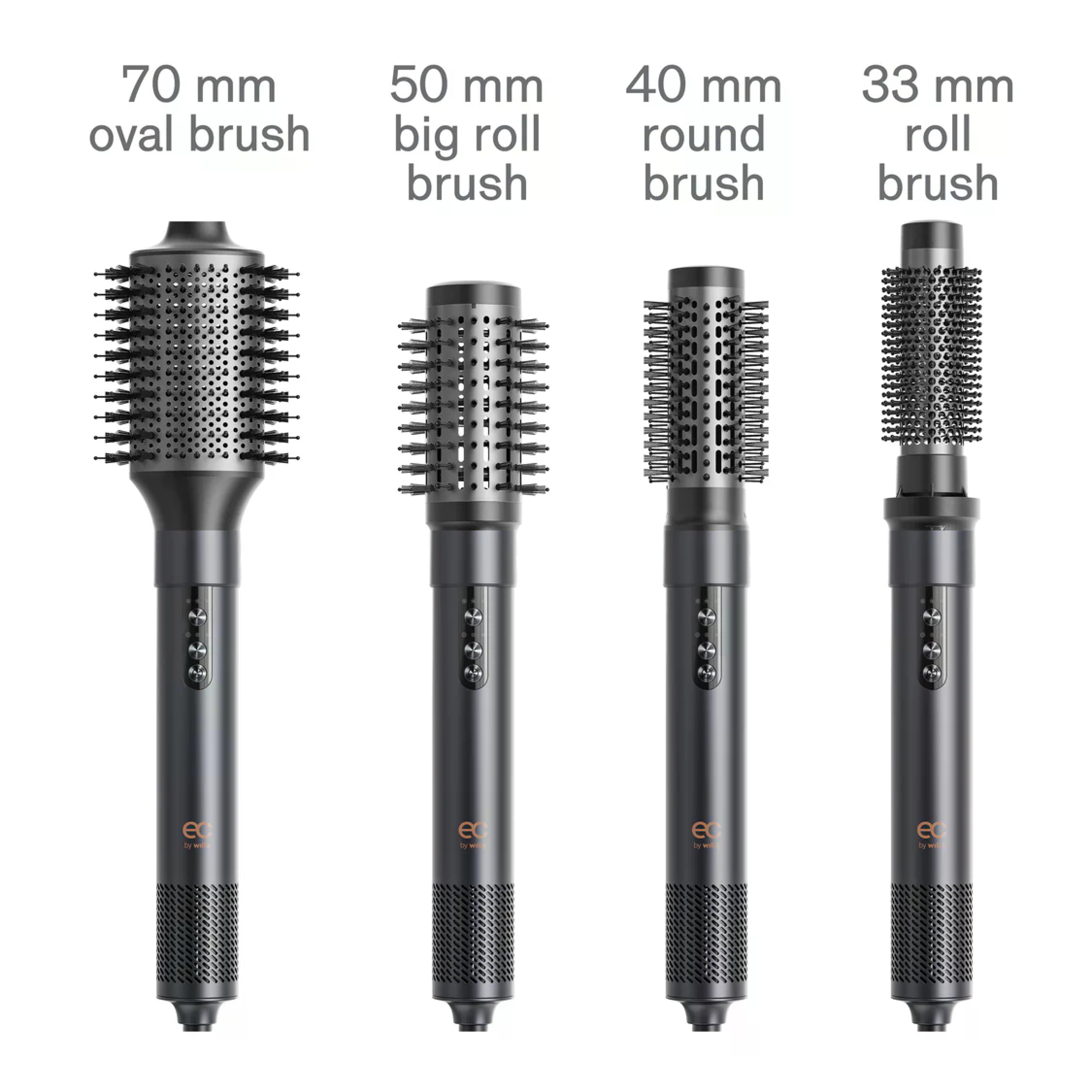EC BY WILFA Haartrockner AIRLUSH 9-in-1 Multistyler, MS1G-M1500, anthrazit