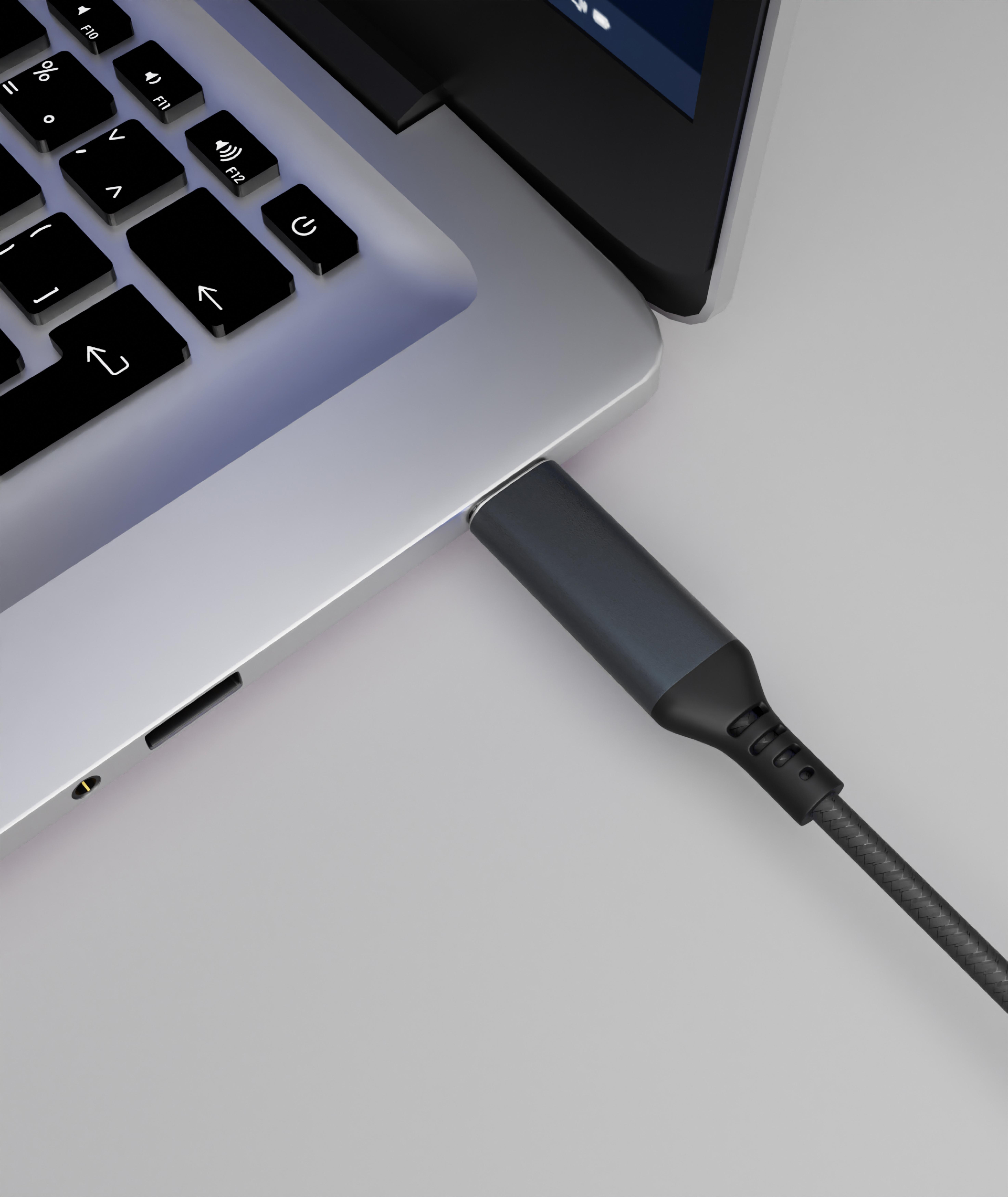 smrter SPEEDY 100 Daten-& Ladekabel 100W PD, USB-C, 200cm BK retail