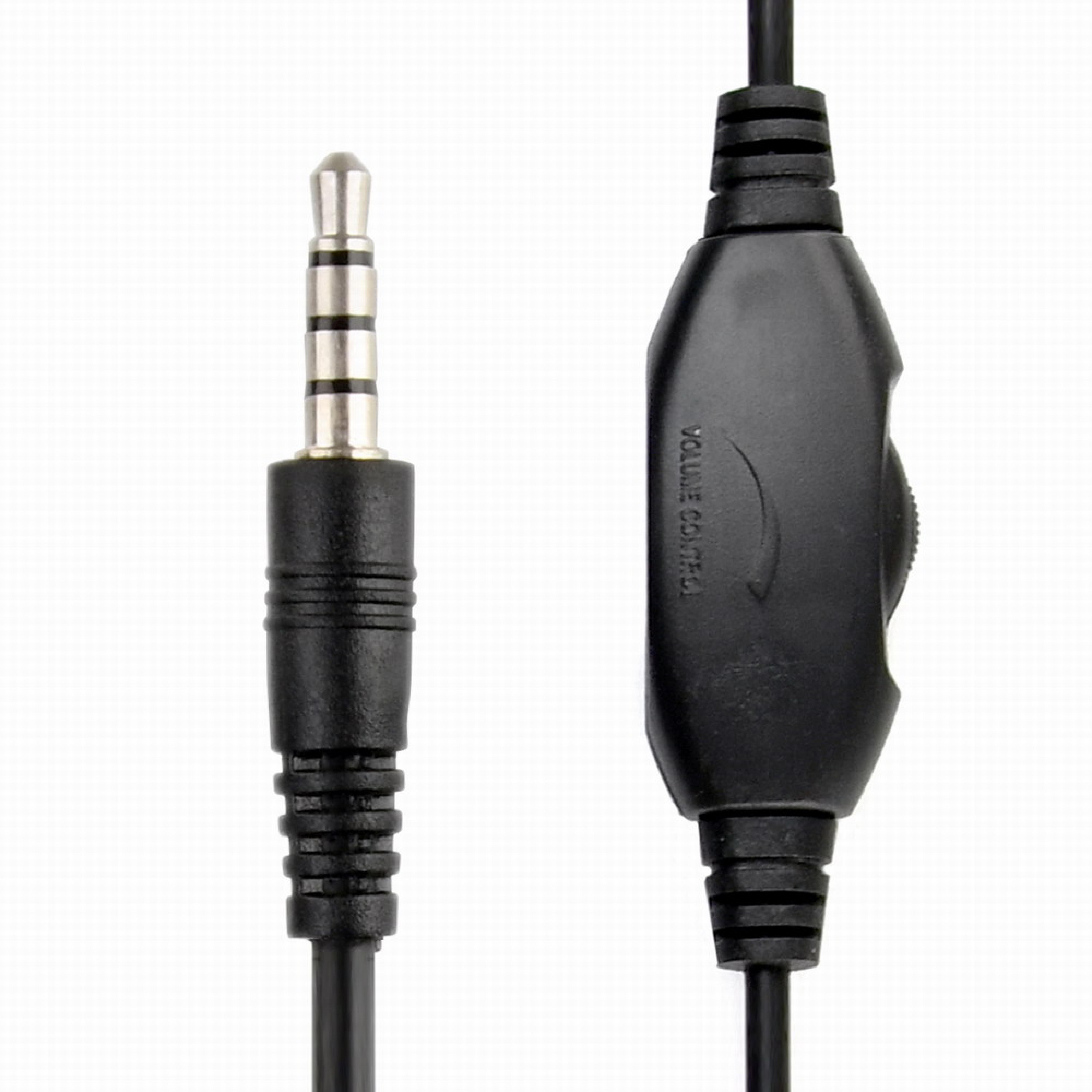 gembird Stereo-Headset mit Mikrofon, Schw.