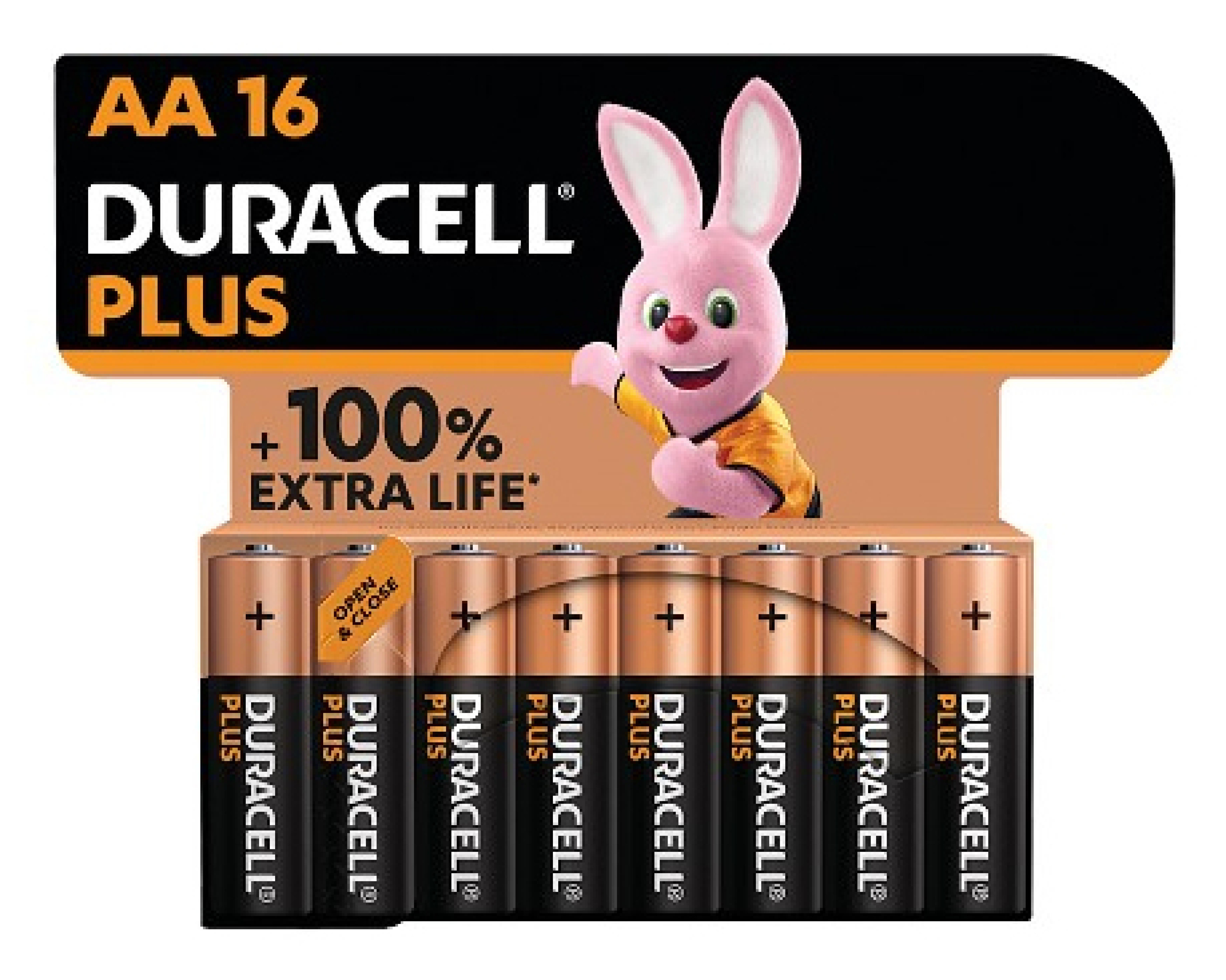 Duracell Batterie Plus - AA (MN1500/LR6) BOOST CP16 16St.