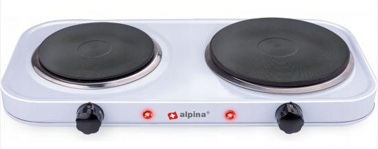 ALPINA Heizplatte 2-Zonen, 2500W