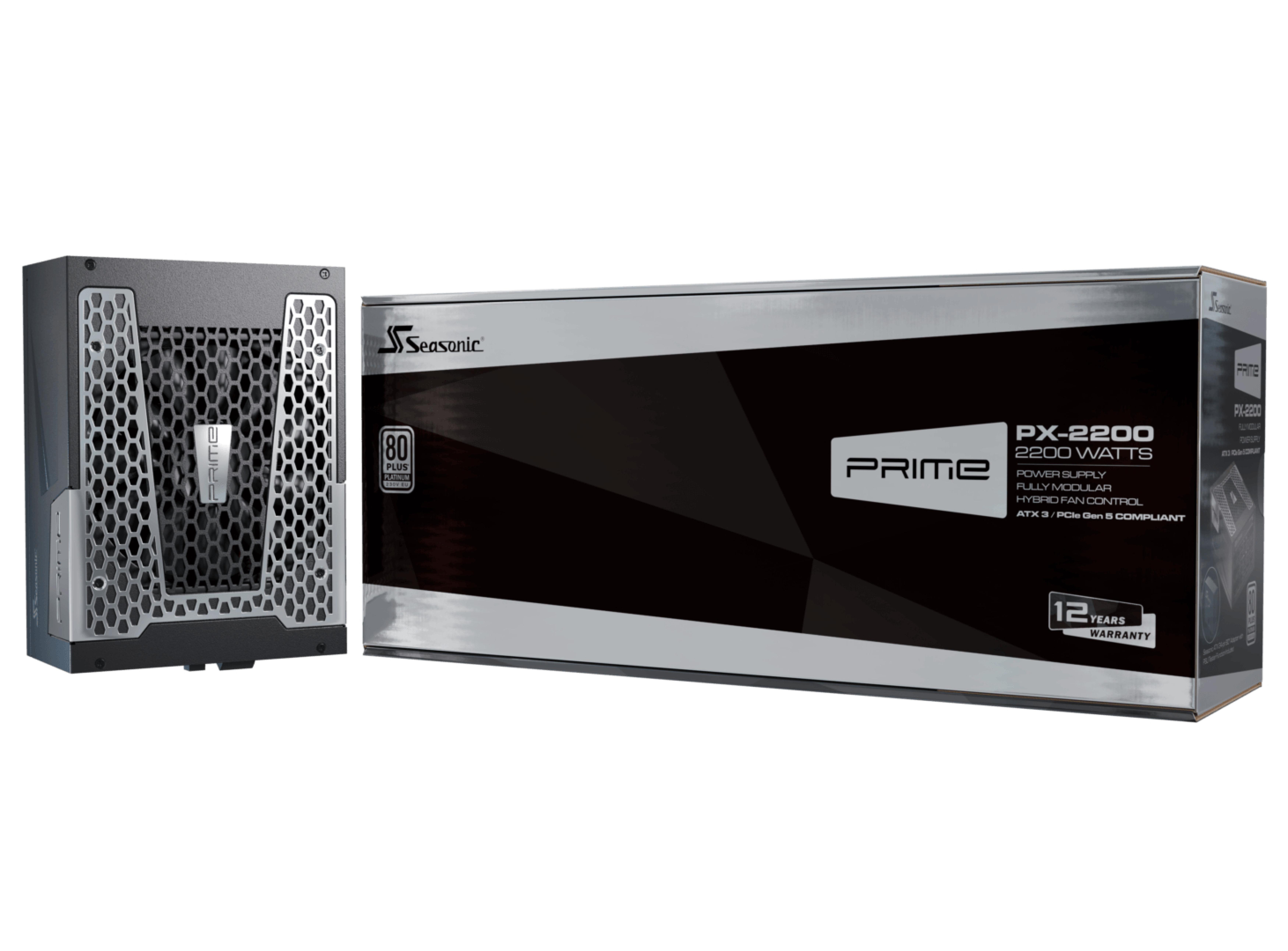 Seasonic Netzteil 2200W PRIME PX-2200 ATX31 Modular (Platin)