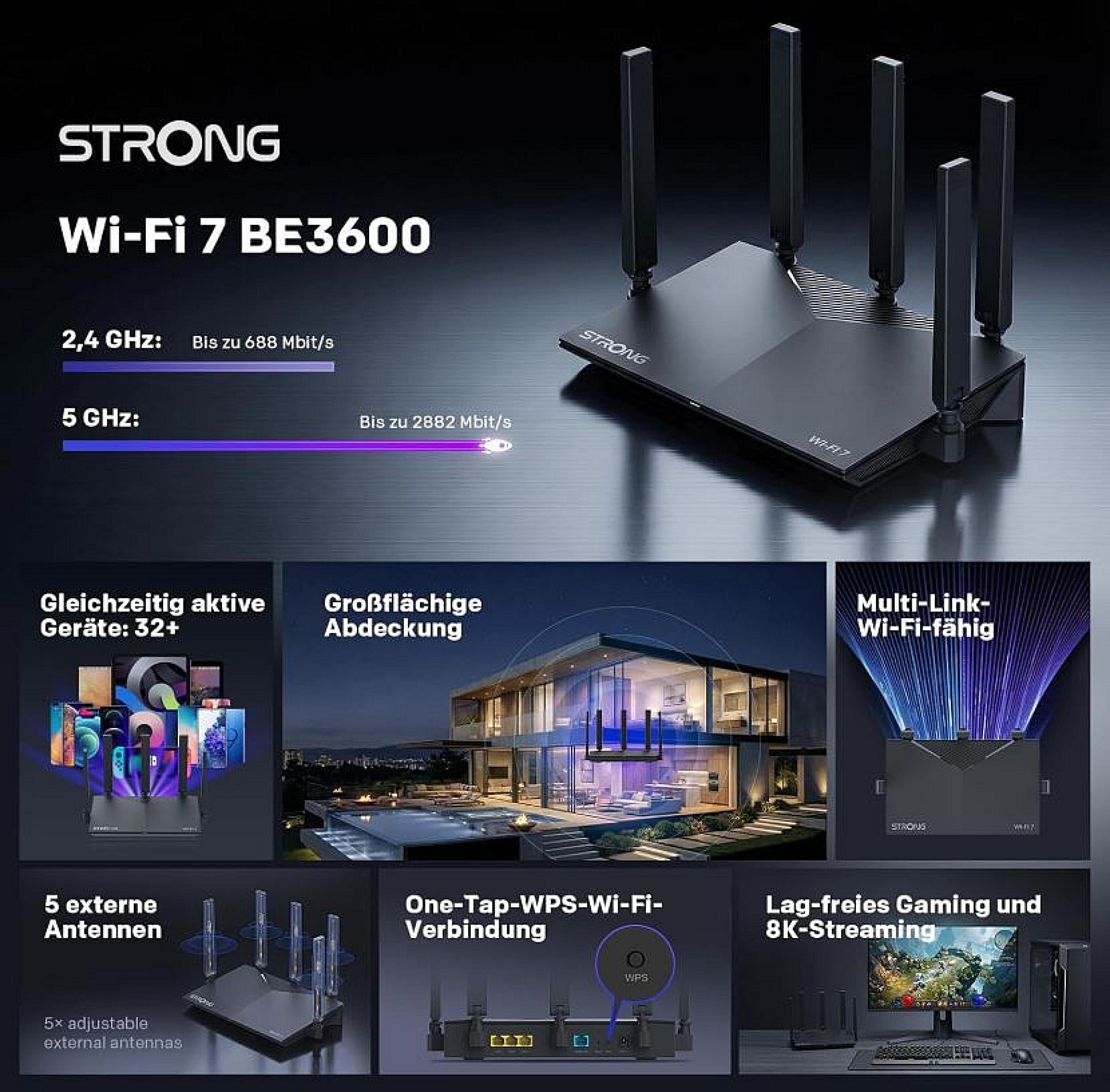STRONG WI-FI 7 DUAL-BAND-ROUTER