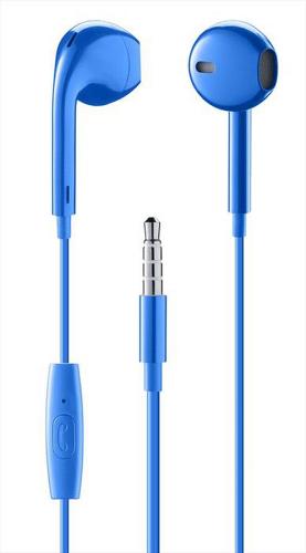 CELLULARLINE Egg-Capsule Earphones With Mic Blue