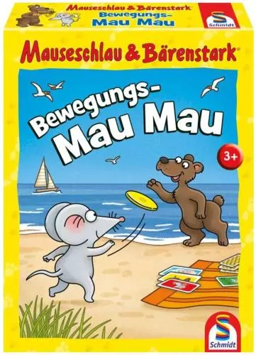 SCHMIDT SPIELE Mauseschlau & Bärenstark, Bewegungs-Mau Mau
