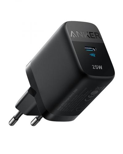 ANKER 312 Wall Charger. 1x USB-C-Port, 25W, black