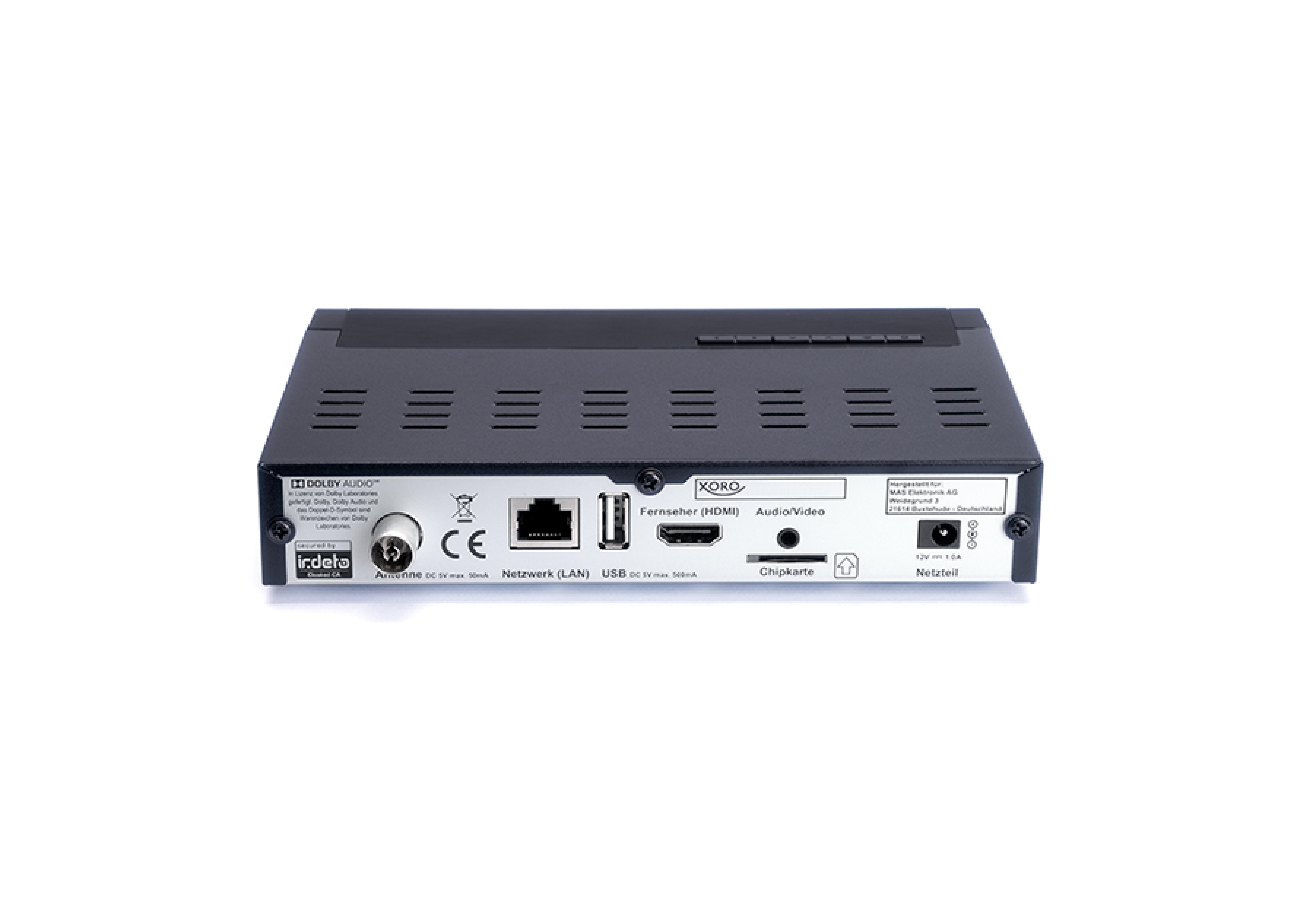 Xoro Receiver HRT 8770 HD Twin Tuner DVB-T2/C Freenet PVR-R