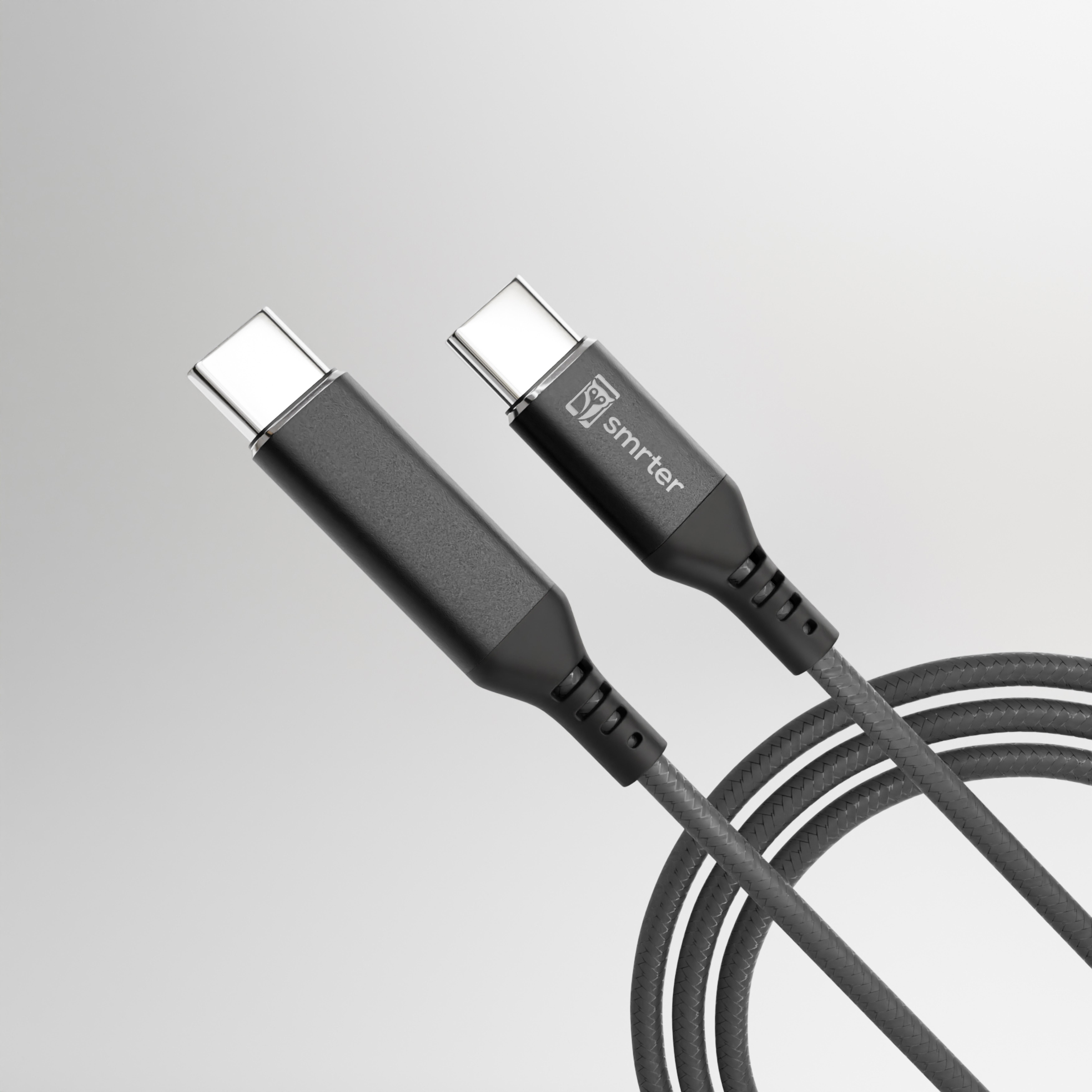 smrter SPEEDY 100 Daten-& Ladekabel 100W PD, USB-C, 200cm BK retail