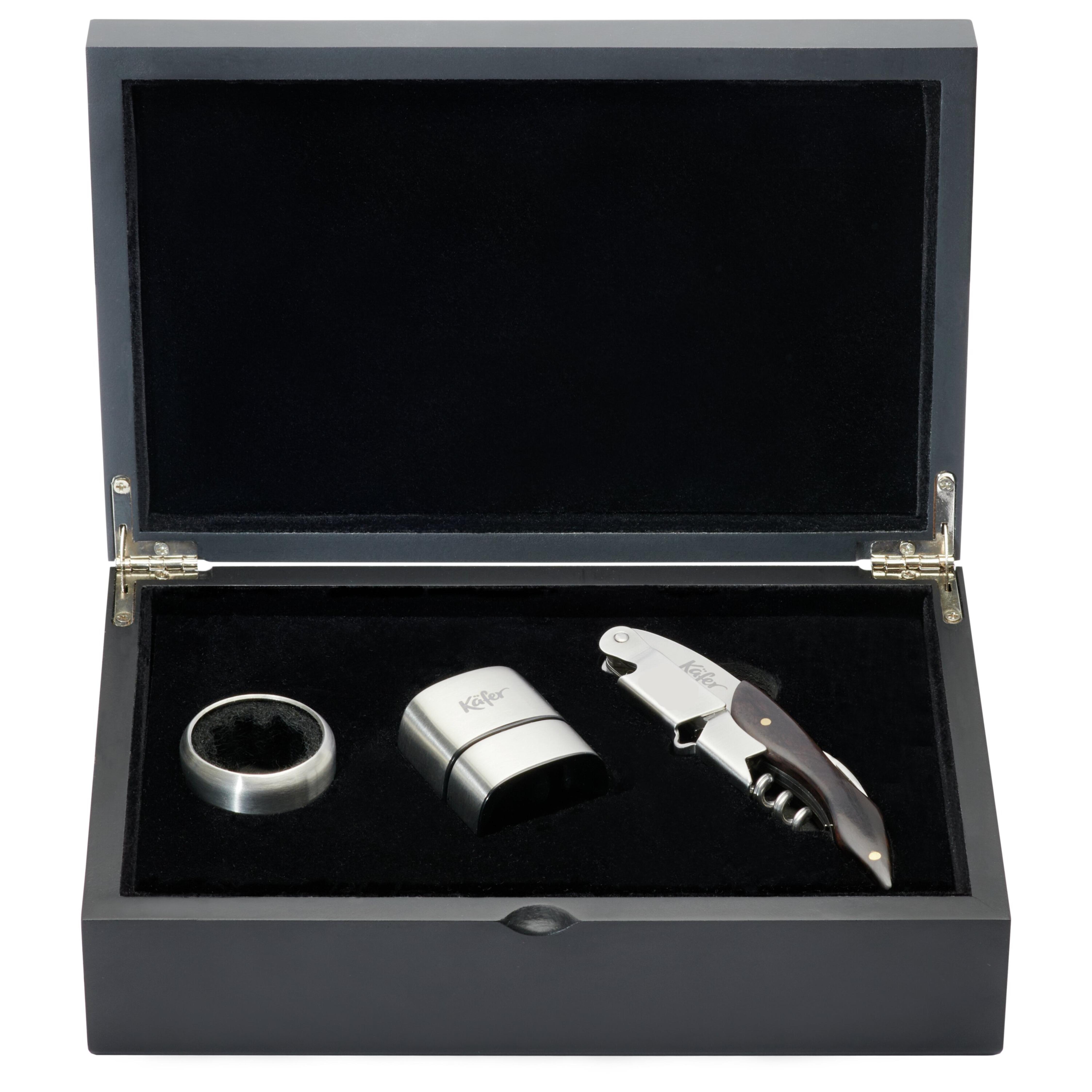 Käfer Sommelier Set 3-tlg. aus Edelstahl mit Zubehör