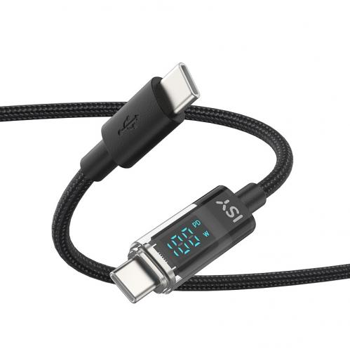 ISY Transp. USB-C Cable w. Display