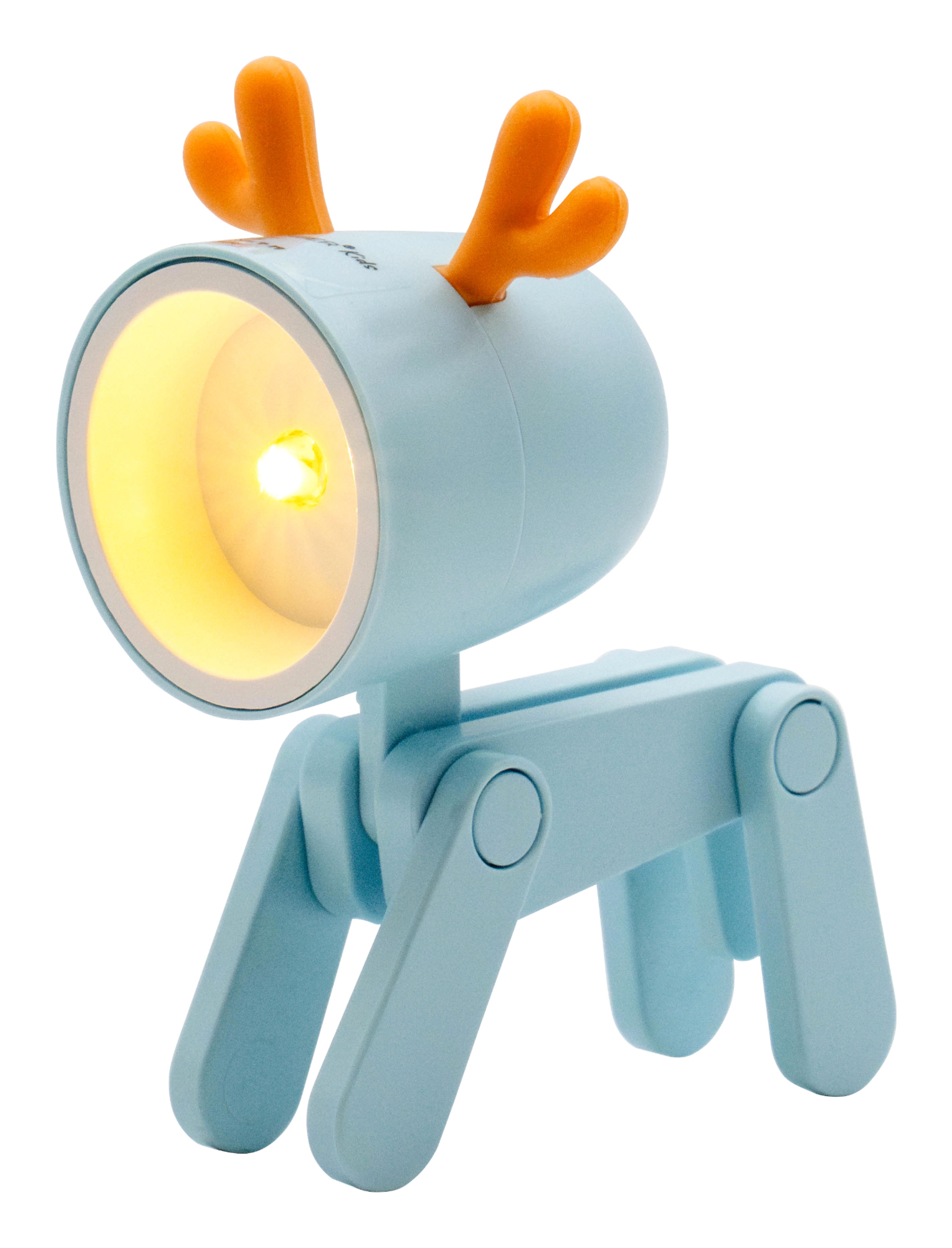 RealPower LED-Tier Taschenlampe Blue deer