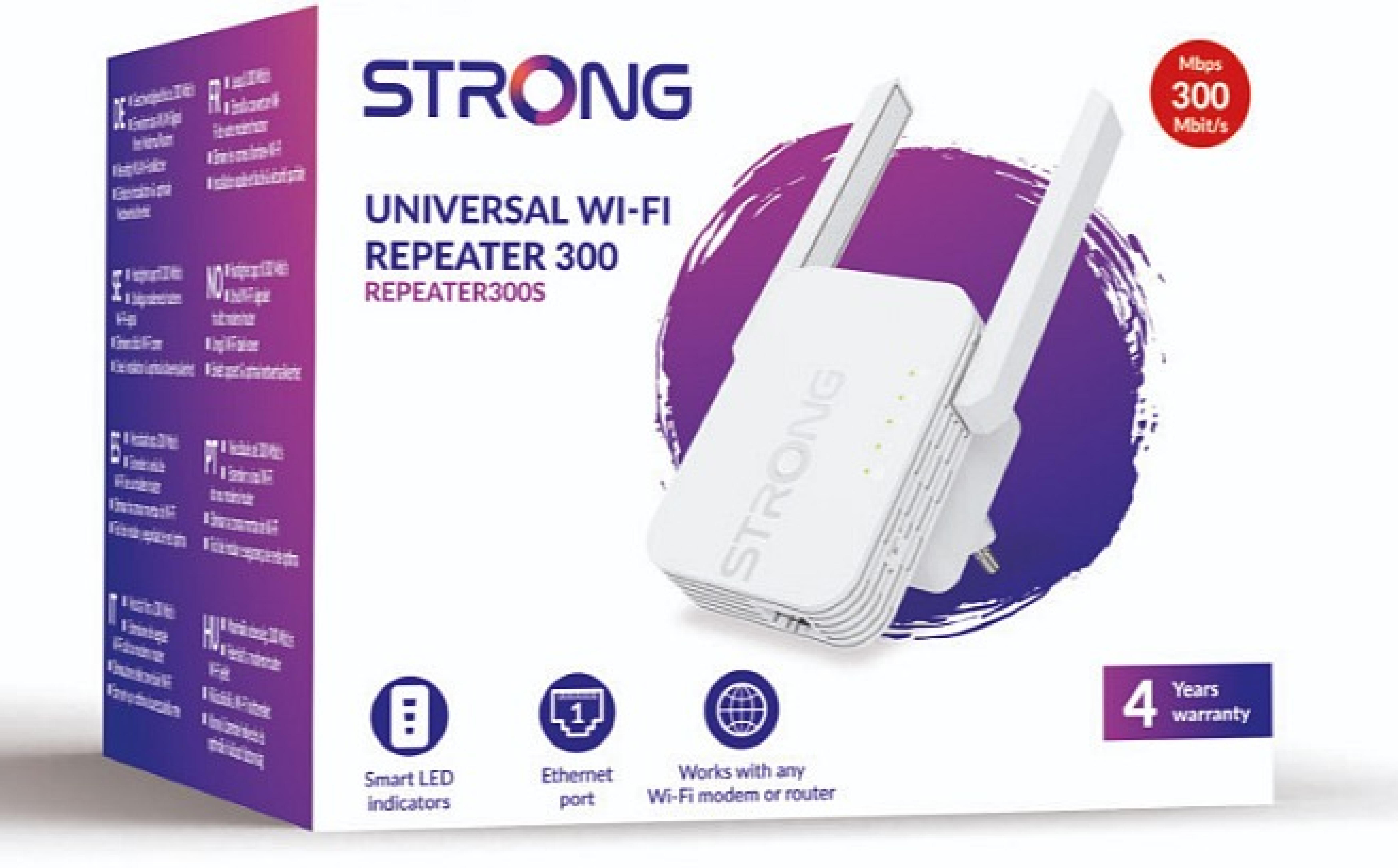 STRONG Universal WLAN Repeater bis 300 Mbit/s, Accesspoint