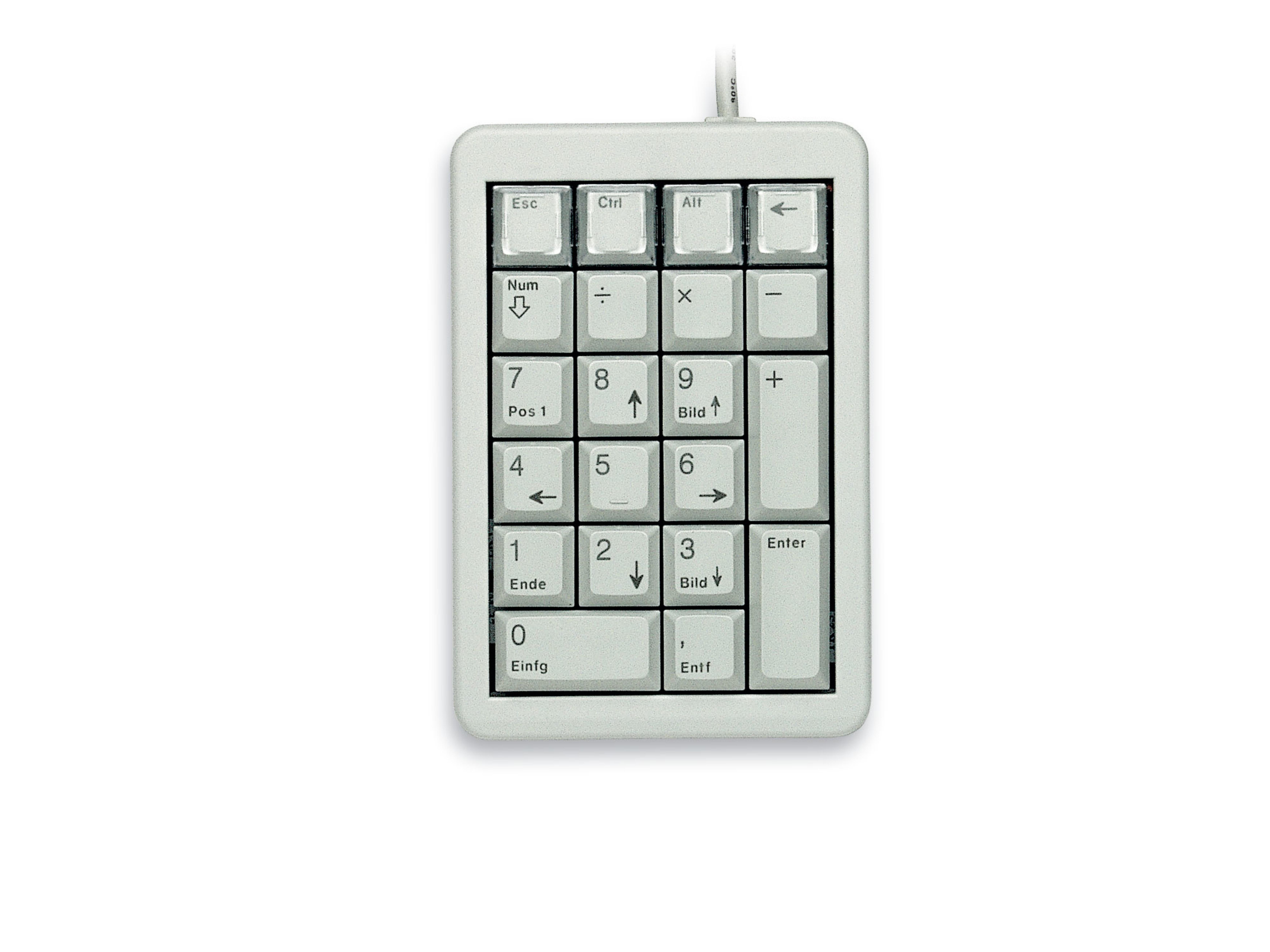 CHERRY G84-4700 Numerik-Block Wired DE 1.75m hellgrau