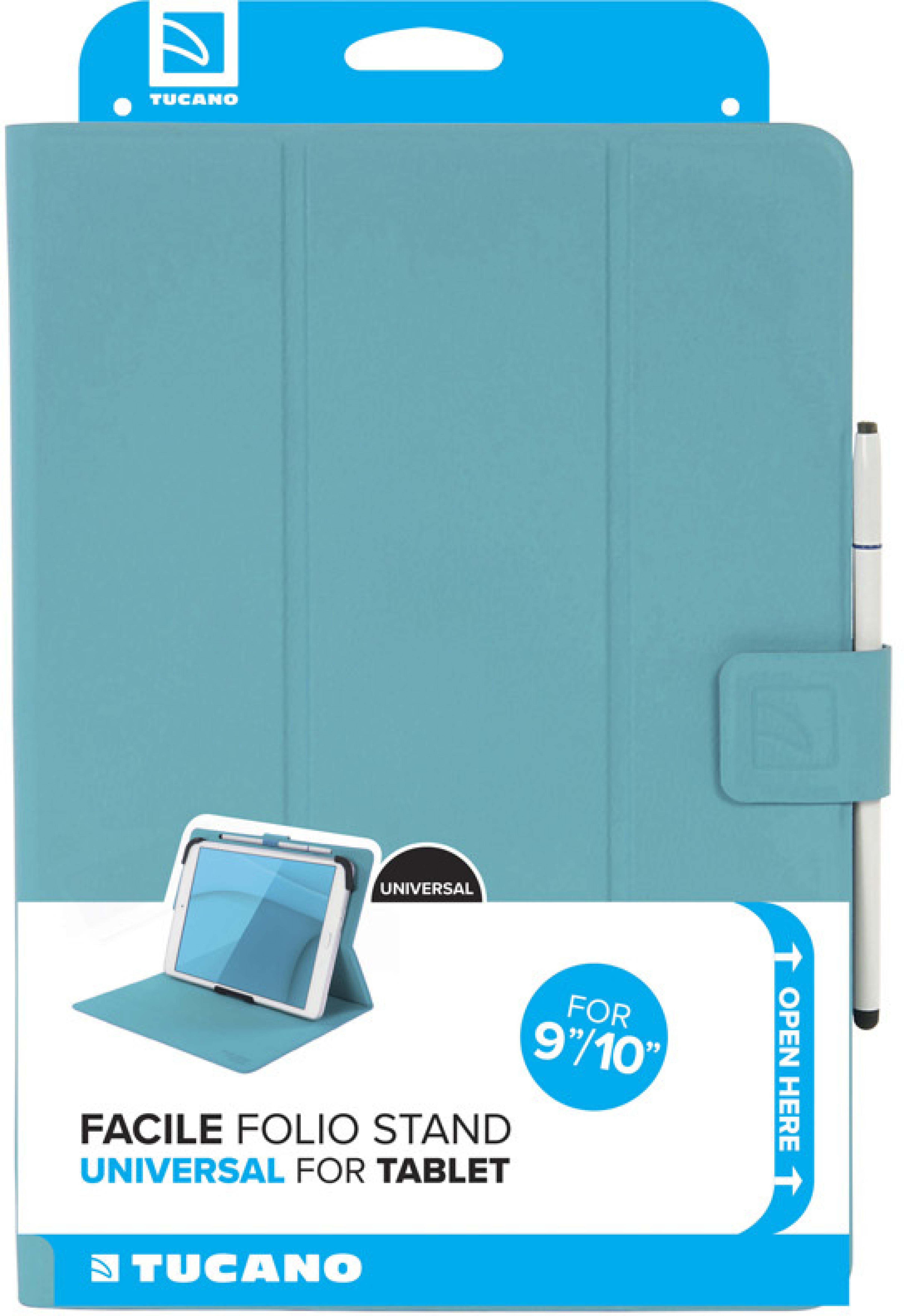 TUCANO FACILE PLUS Tablethülle bis 11 himmelblau