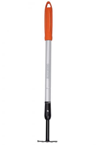 BLACK & DECKER Rechen, 5 Zinken, Fiberglas, 66 cm