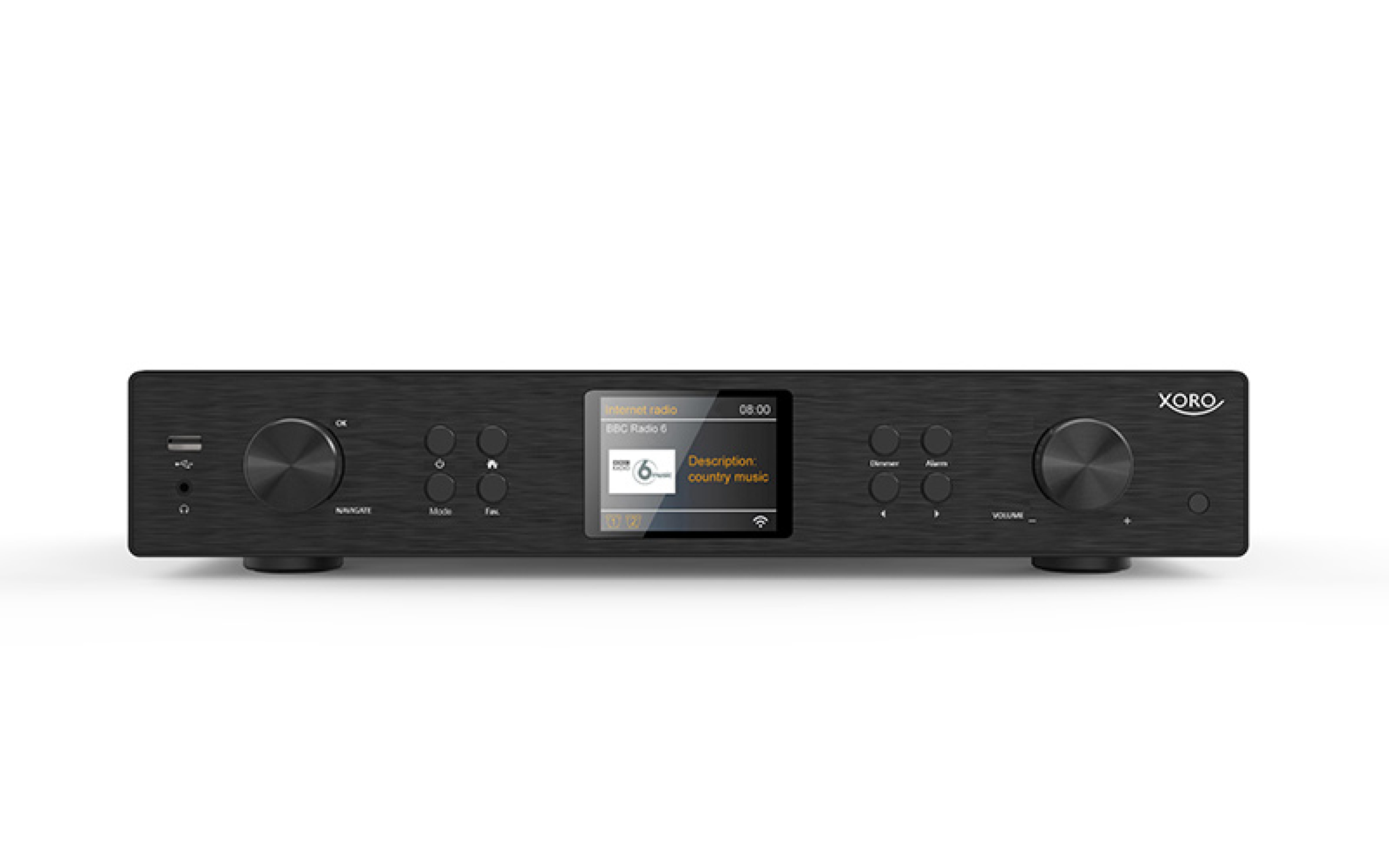 Xoro HFT 440 Pro HiFi Tuner DAB+ UKW Internetradio WLAN